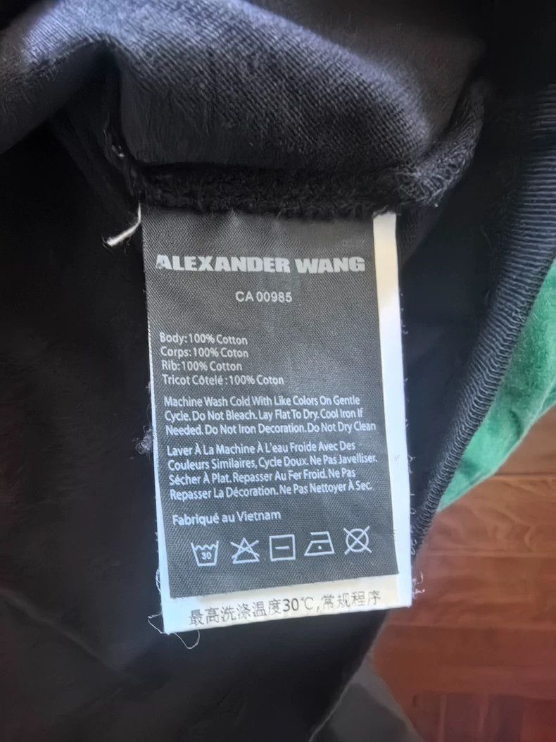Alexander Wang Alexander Wang Black Short Sleeve T-Shirt- Size M / US 6-8 / IT 42-44 - 4 Thumbnail