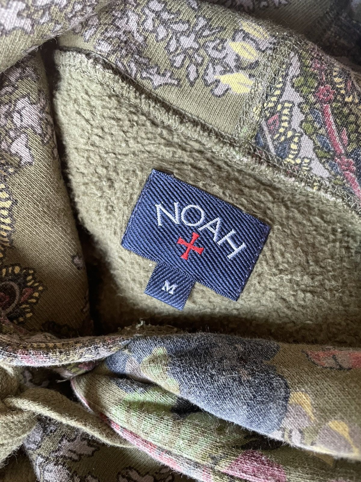 Noah Noah Paisley Print Core Hoodie Size US M / EU 48-50 / 2 - 10 Thumbnail