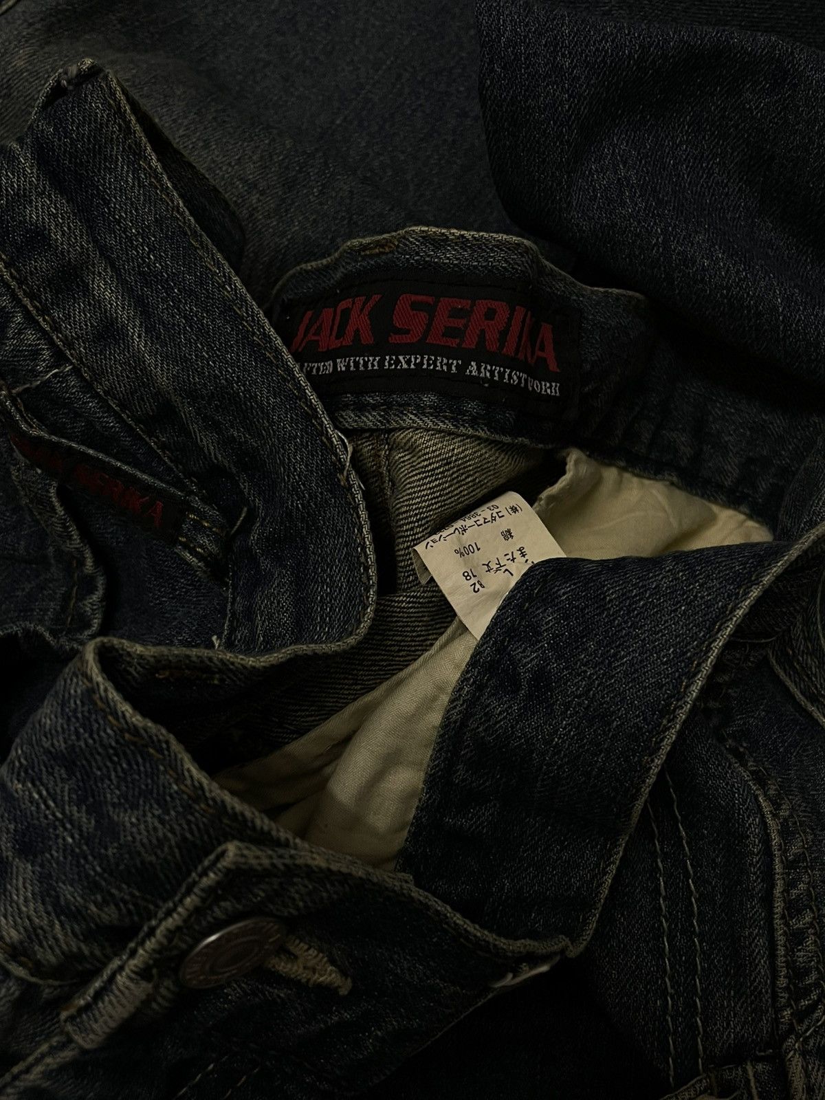 Japanese Brand VINTAGE STREETWEAR JAPAN DESIGNER JACK SERIKA BAGGY SKATE Size US 32 / EU 48 - 13 Thumbnail