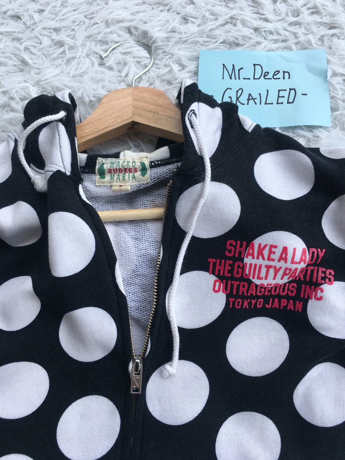 Wacko Maria Rare The Guilty Party Wacko Maria Polka Dots Hoodie Sweater Size S / US 4 / IT 40 - 8 Thumbnail