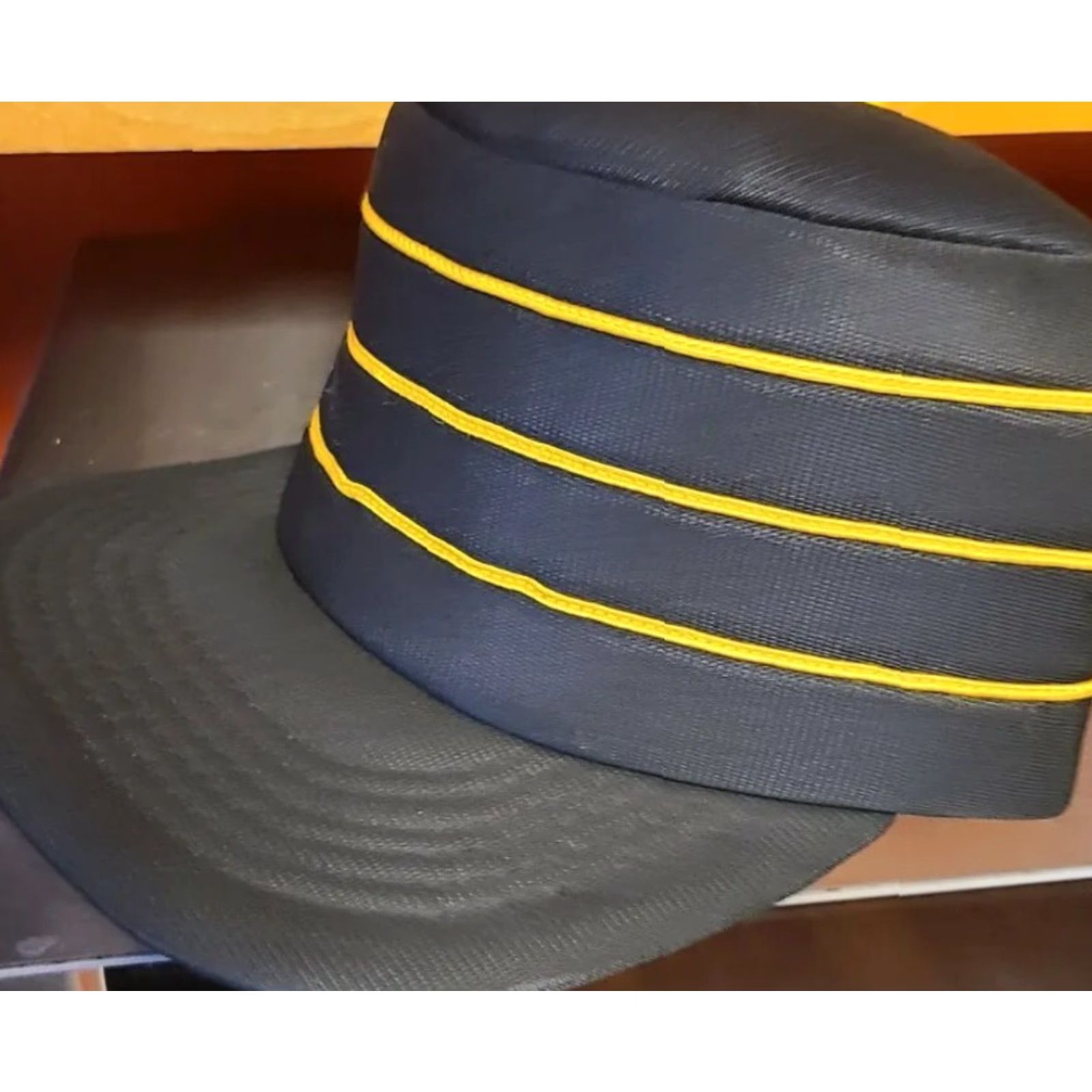 Vintage VINTAGE Northern Cap Hat Mpls MN Black Yellow Striped Bumblebee Snapback Foam Size ONE SIZE - 3 Thumbnail