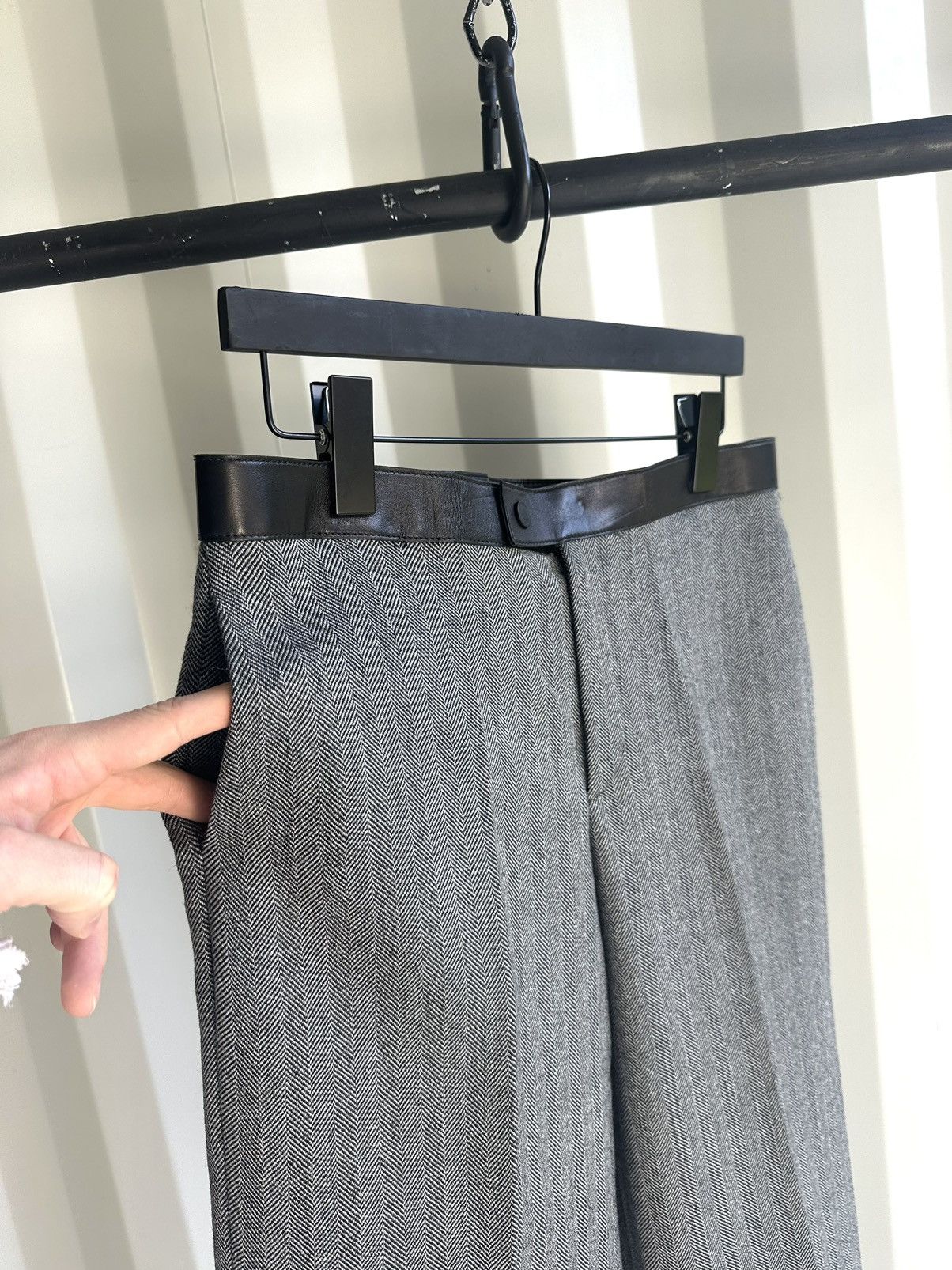 Gucci Herringbone Wide Leg Pants Size US 32 / EU 48 - 4 Thumbnail