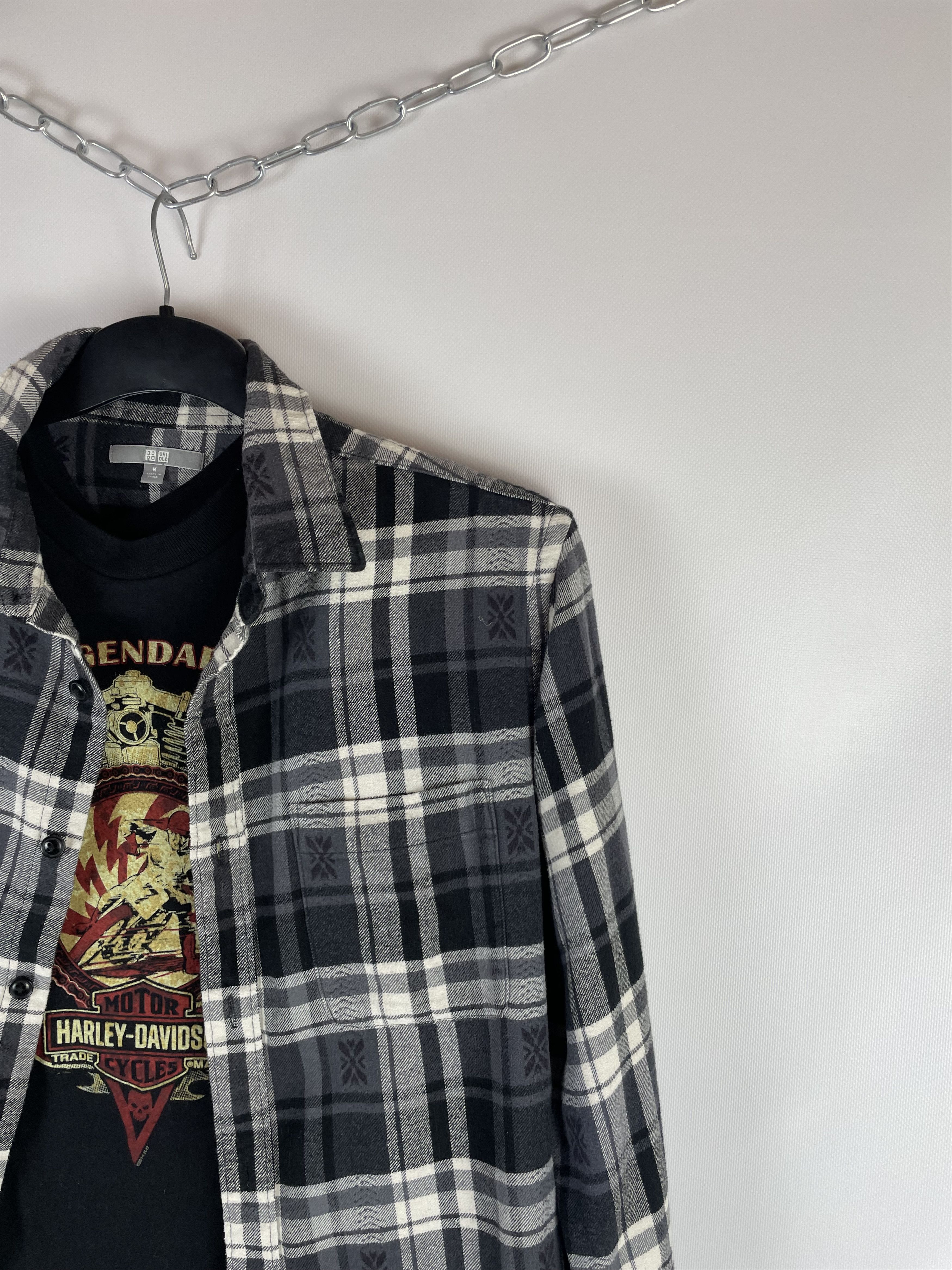 Flannel Flannel Uniqlo Vintage Shirt Size US M / EU 48-50 / 2 - 3 Thumbnail