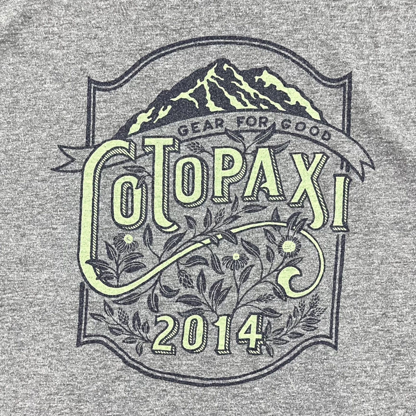 Cotopaxi Cotopaxi Shirt Men Large Gray Graphic Tee Hiking Climbing Outdoor Organic Cotton Size US L / EU 52-54 / 3 - 2 Thumbnail