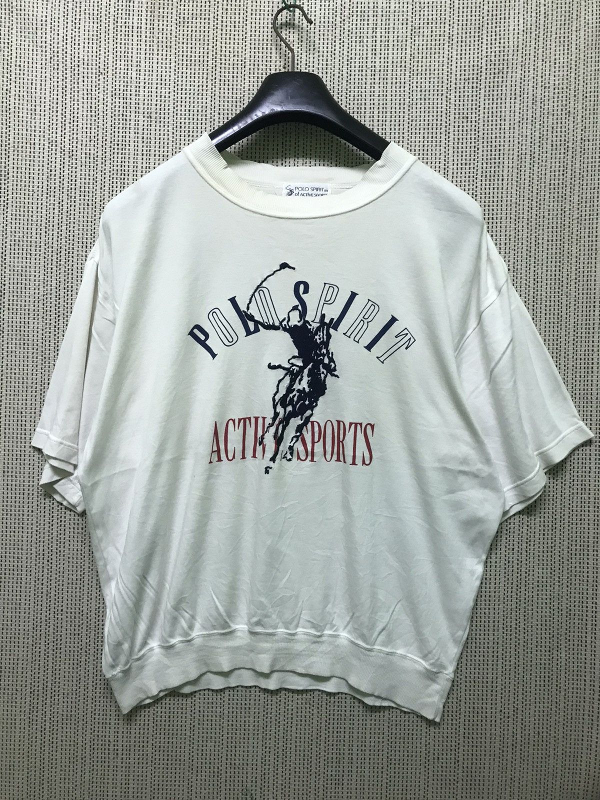 image of Polo Ralph Lauren x Vintage Polo Spirit Of Active Sports Big Logo in White, Men's (Size Medium)
