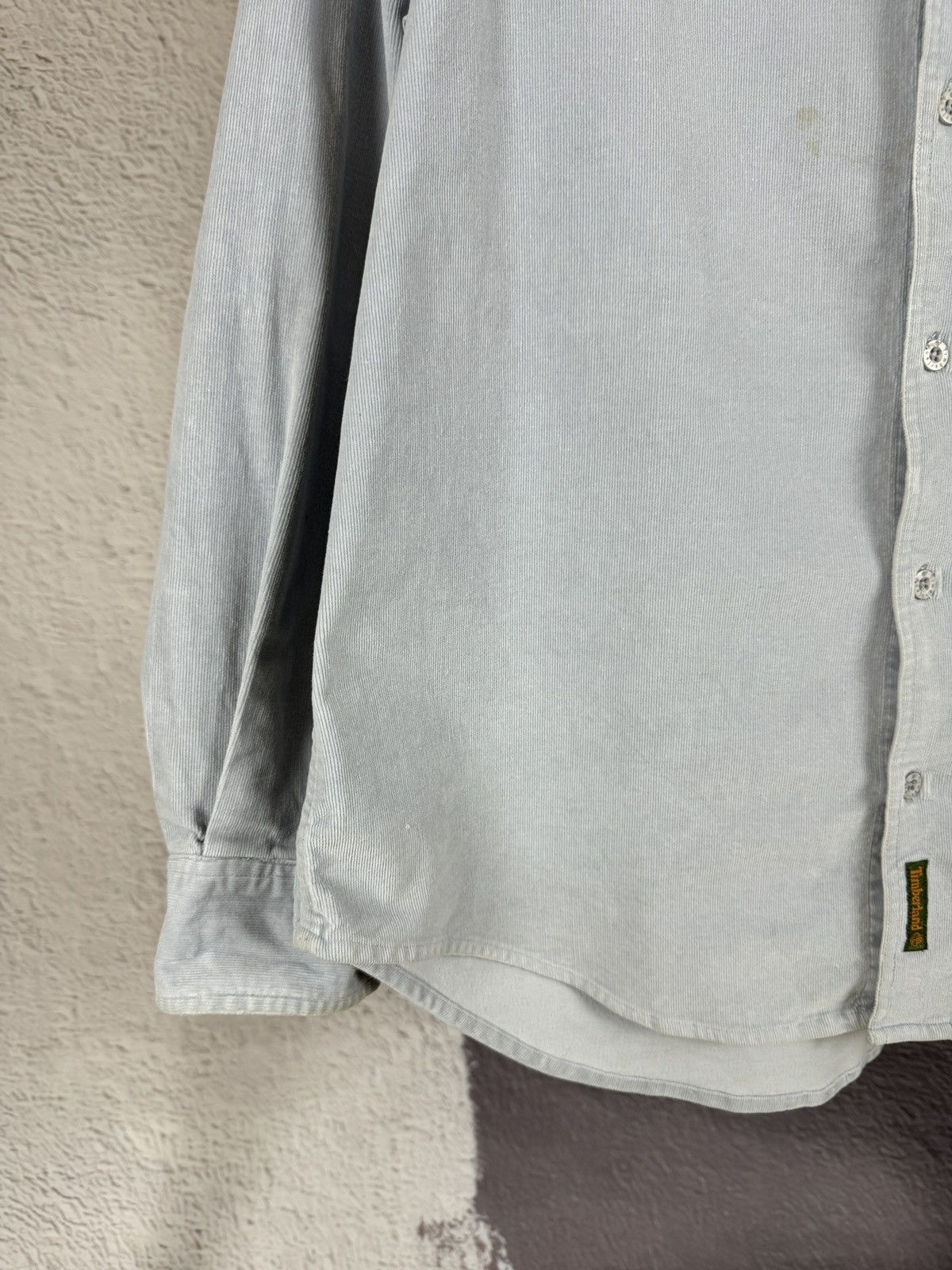 Timberland Timberland vintage 90s heavy corduroy blue grey shirt Size US L / EU 52-54 / 3 - 6 Thumbnail