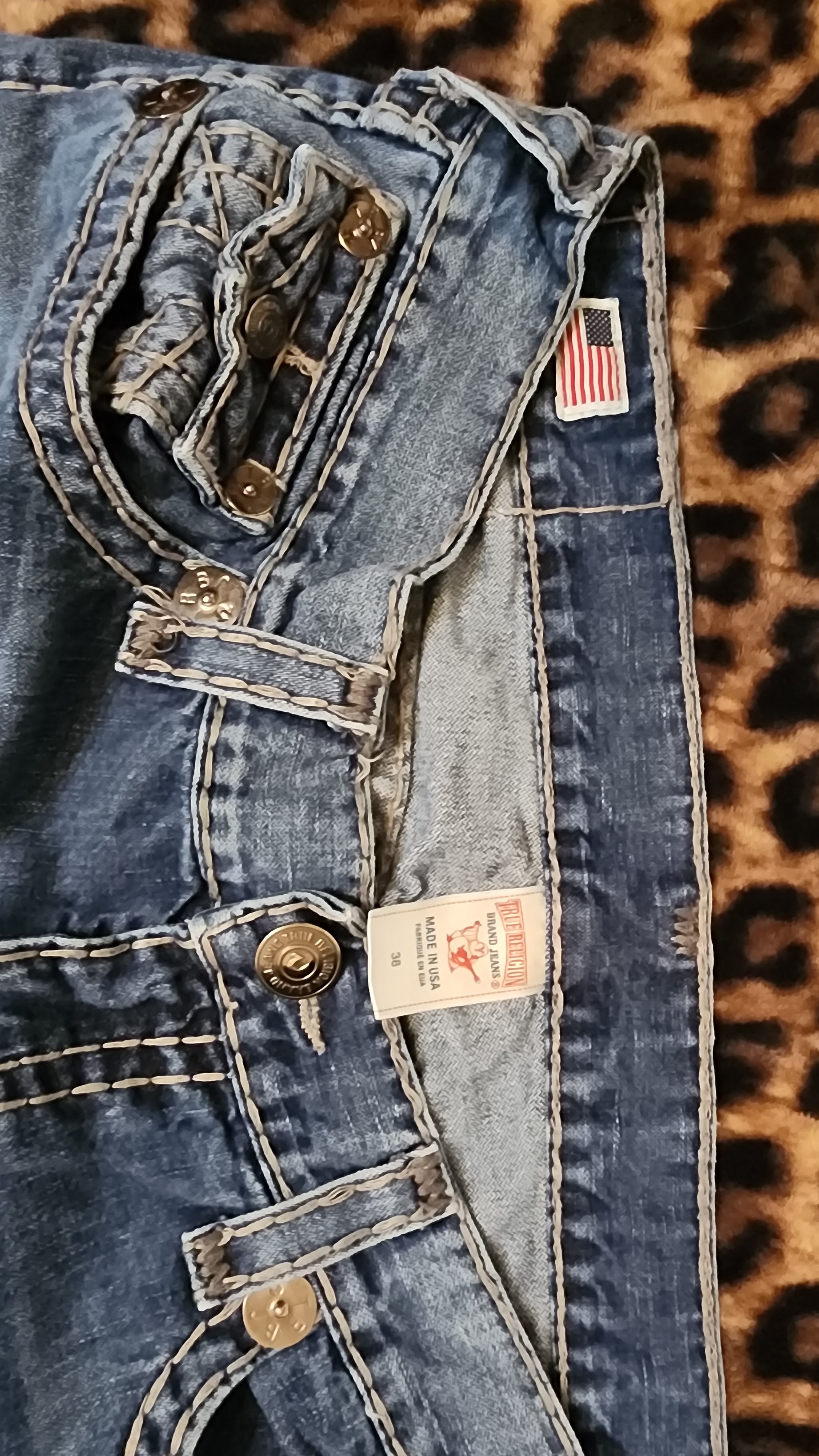 True Religion True Religion Super T Vintage Jeans Size US 36 / EU 52 - 8 Thumbnail