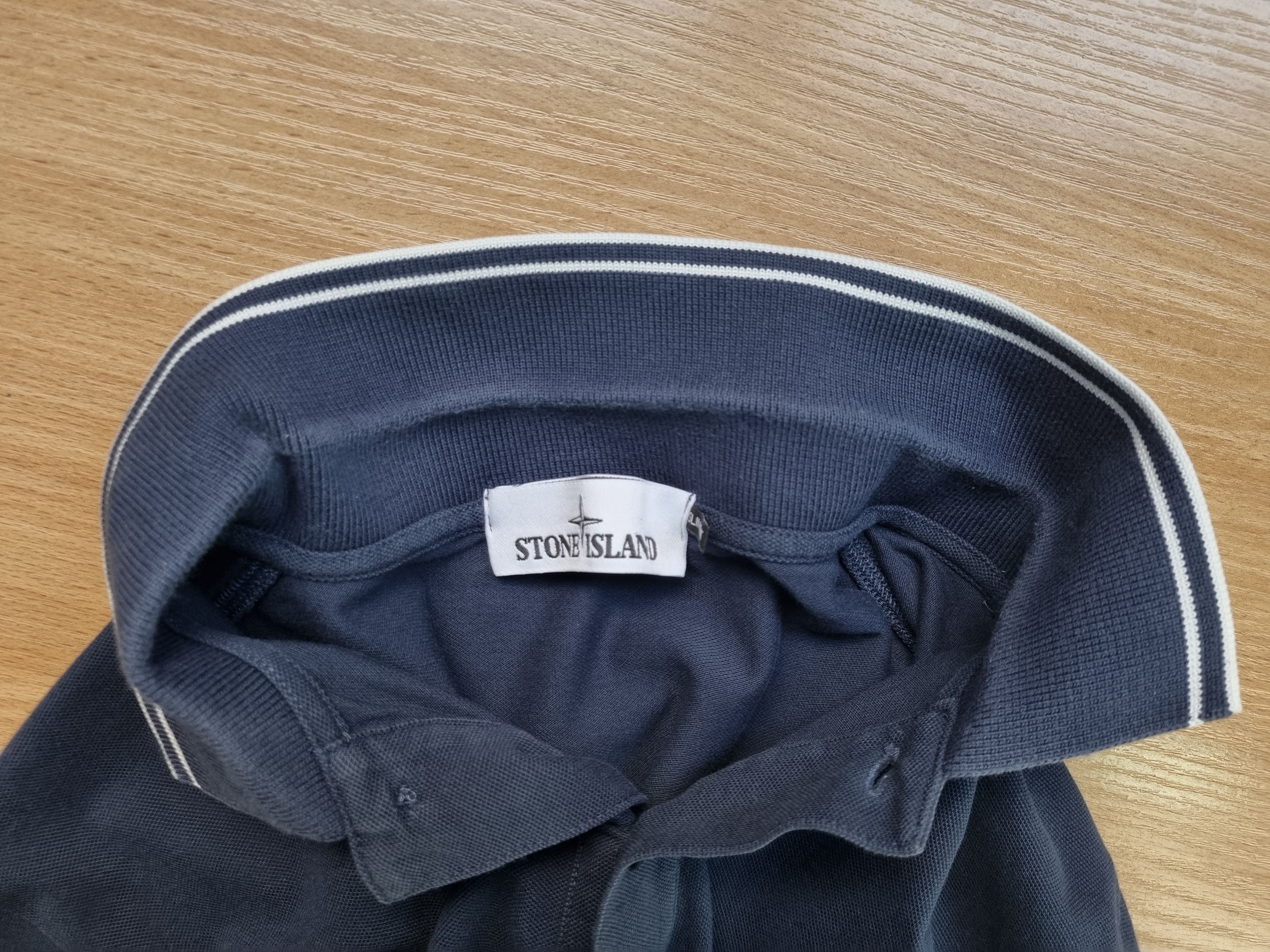 Stone Island × Vintage Stone Island Faded Polo Size US M / EU 48-50 / 2 - 10 Thumbnail