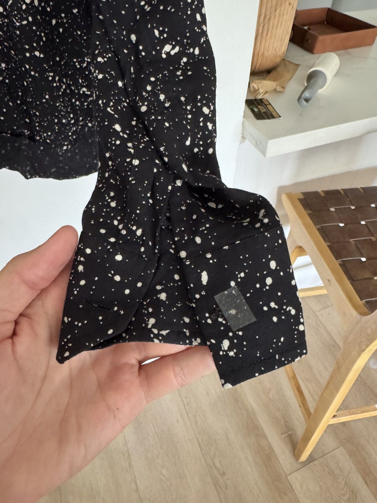 Saint Laurent Paris Viscose Paint Splatter Shirt Size US L / EU 52-54 / 3 - 3 Thumbnail
