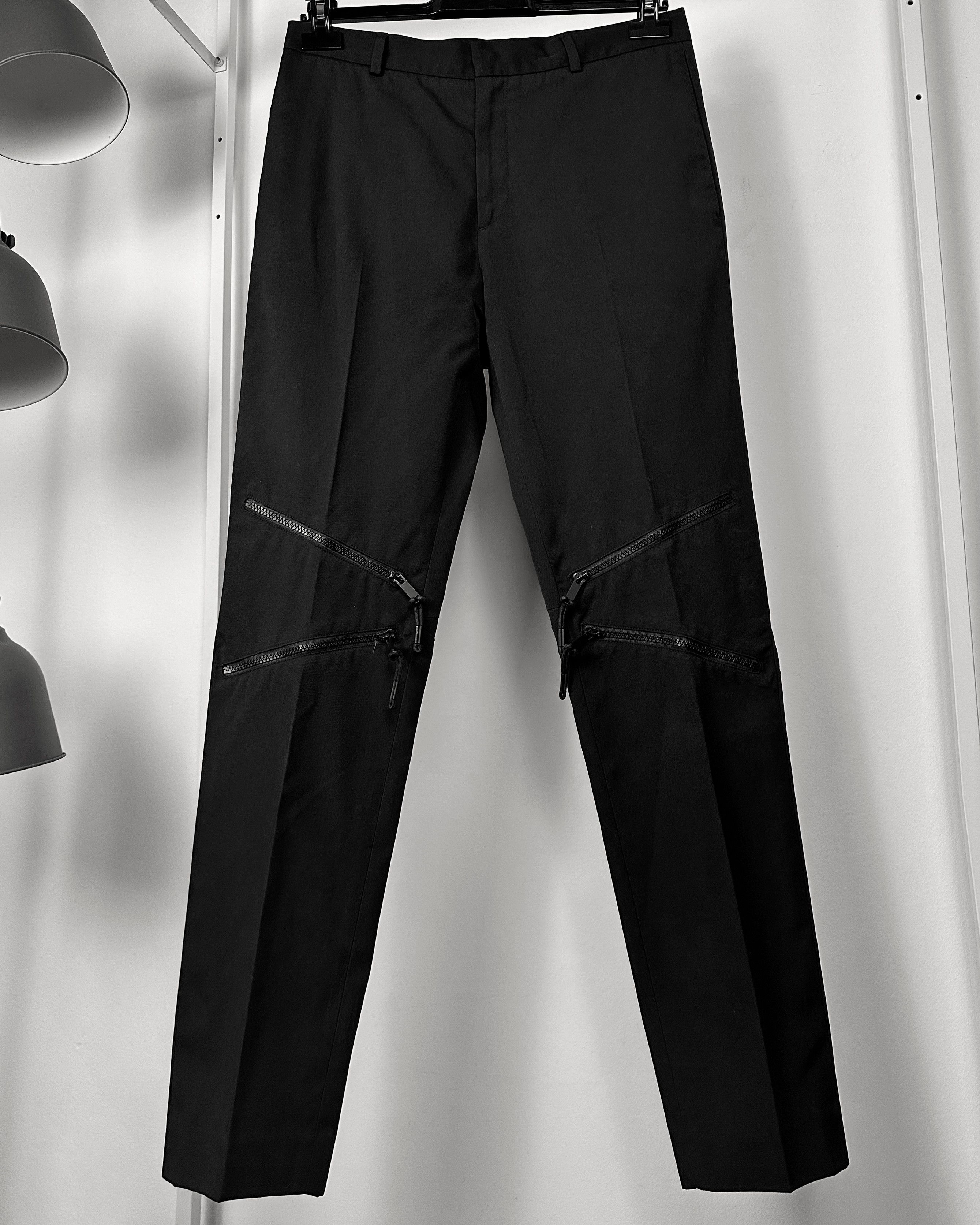 Dior × Hedi Slimane Dior Homme Luster Multi-Zip Pants Size US 30 / EU 46 - 3 Thumbnail