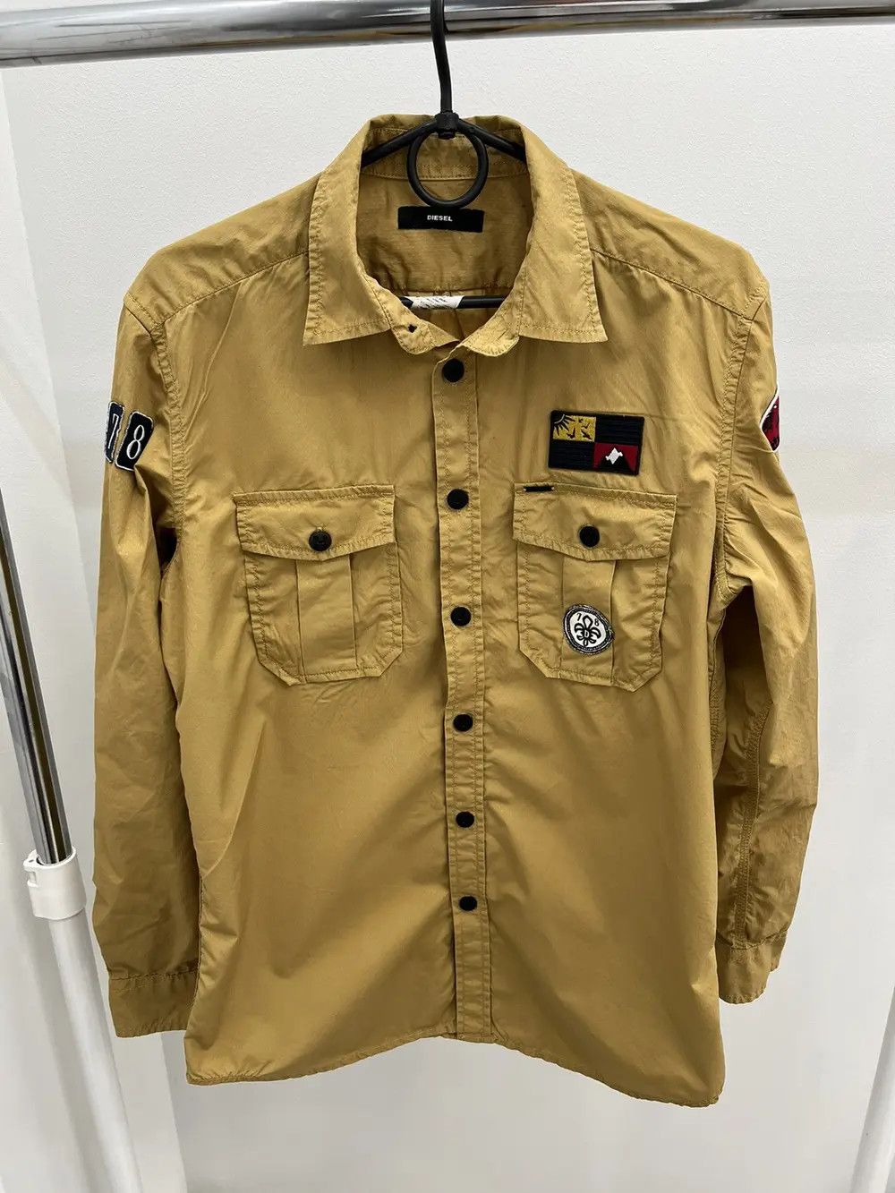 Diesel Diesel Boy Scout Cotton Button Up Shirt Size US M / EU 48-50 / 2 - 1 Thumbnail