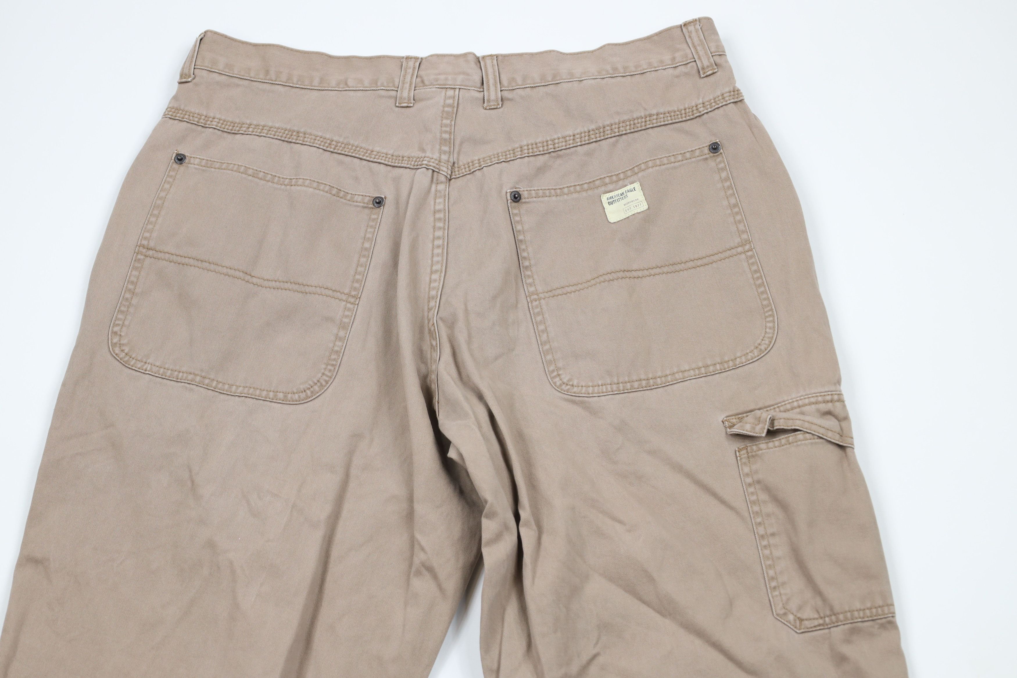 American Eagle Outfitters × Vintage Vintage American Eagle Outfitters Workwear Carpenter Pants Size US 36 / EU 52 - 8 Thumbnail