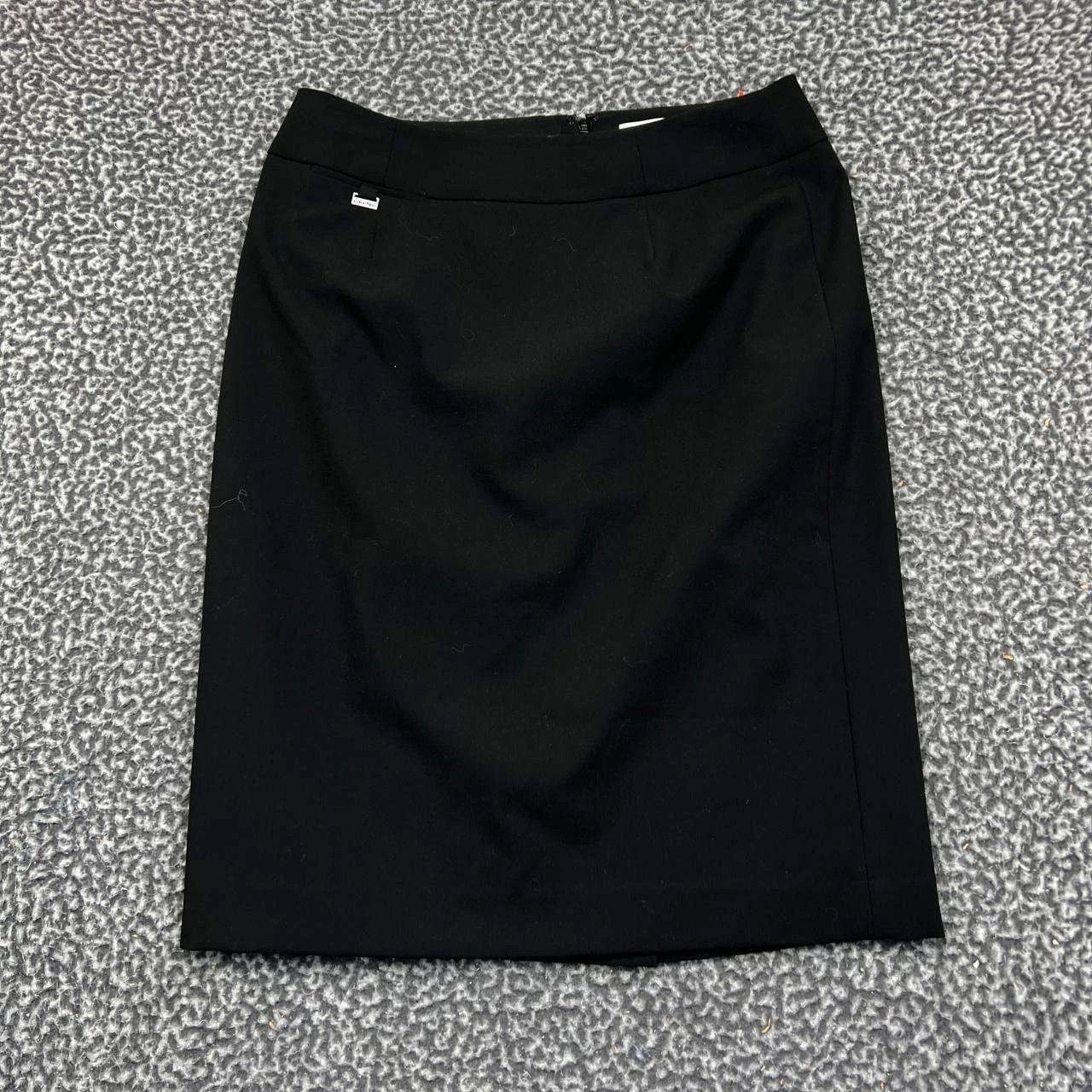 Calvin Klein Calvin Klein Pencil Skirt Women 4 Black Zip 31x22 Size 27" / US 4 / IT 40 - 1 Thumbnail