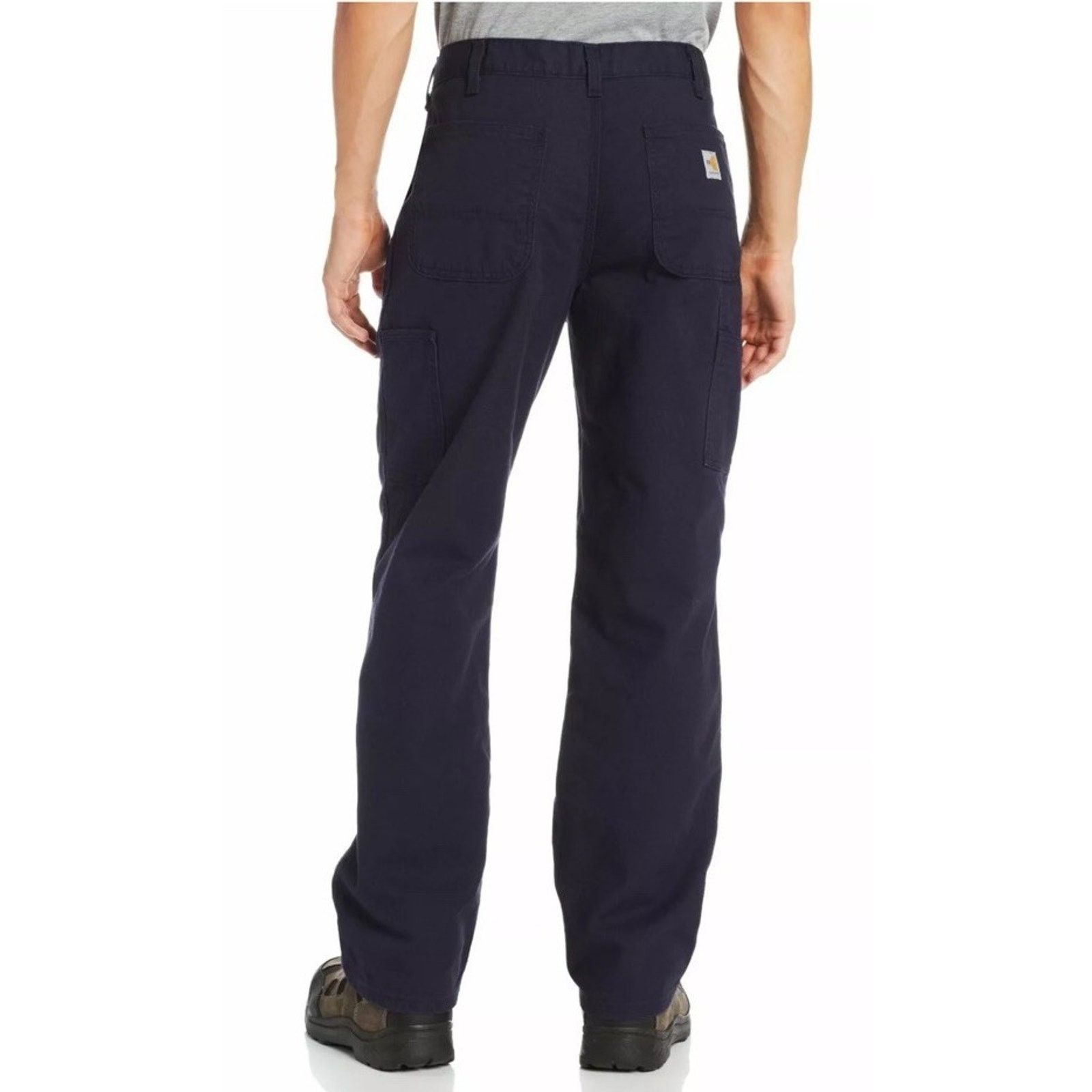 Carhartt Carhartt Men's Flame Resistant Dungaree Dark Navy 32W x 30L Size US 32 / EU 48 - 2 Thumbnail