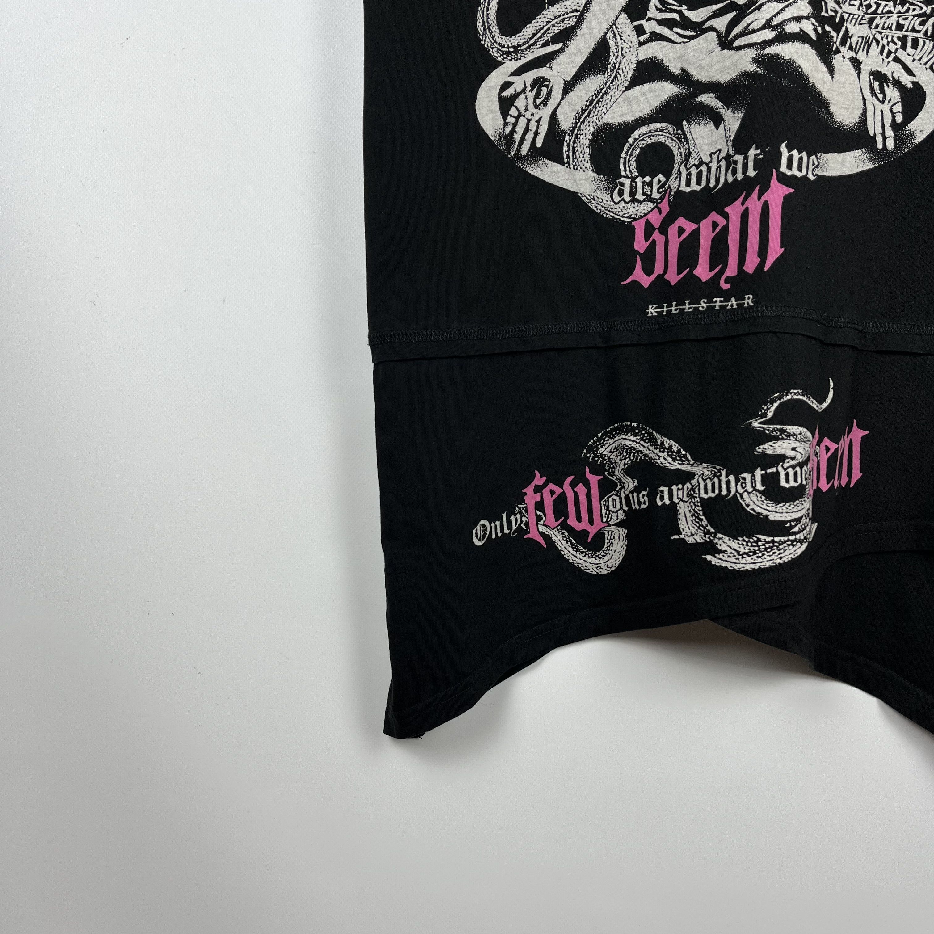 Killstar Killstar Meditate Pentagram Baphomet Gothic T Shirt Size XS / US 0-2 / IT 36-38 - 4 Thumbnail