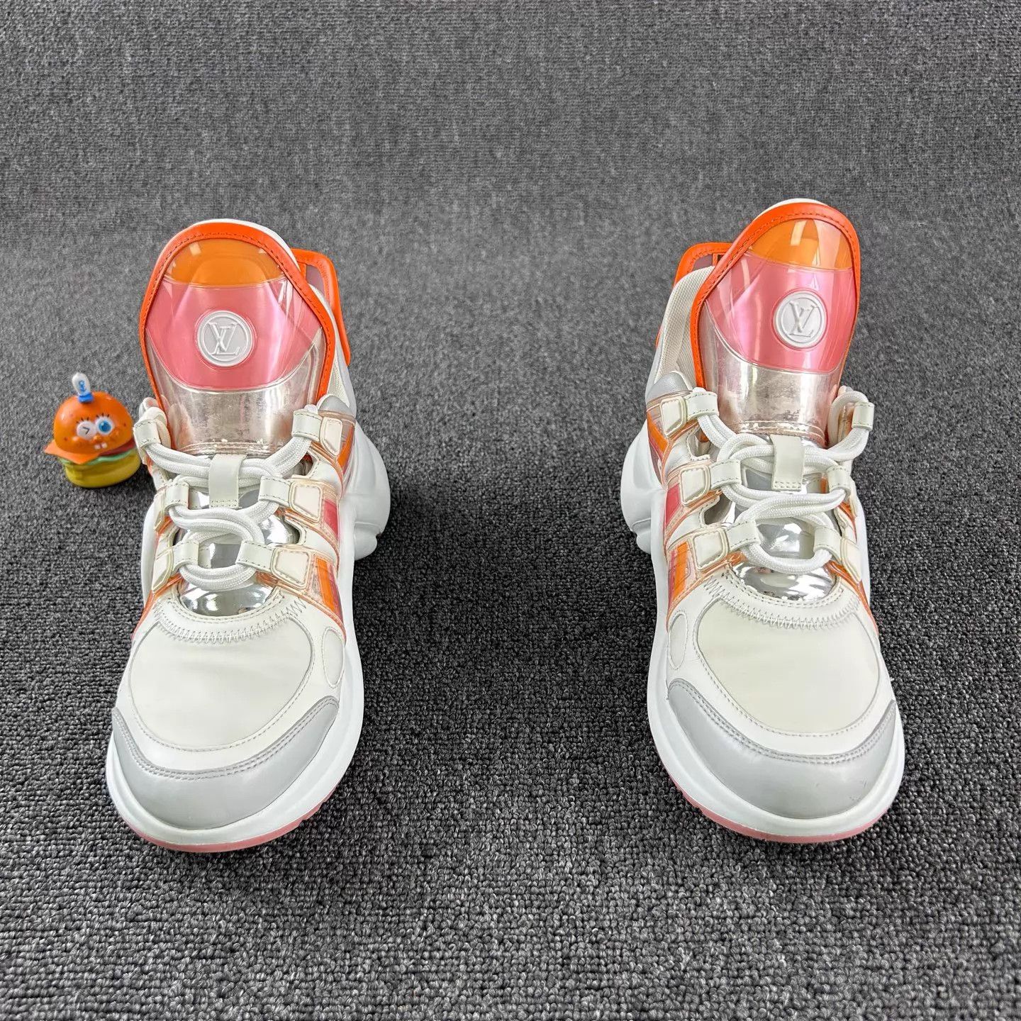 Louis Vuitton Louis Vuitton Jelly Orange Dad Sneakers 38 Size US 7.5 / IT 37.5 - 2 Thumbnail