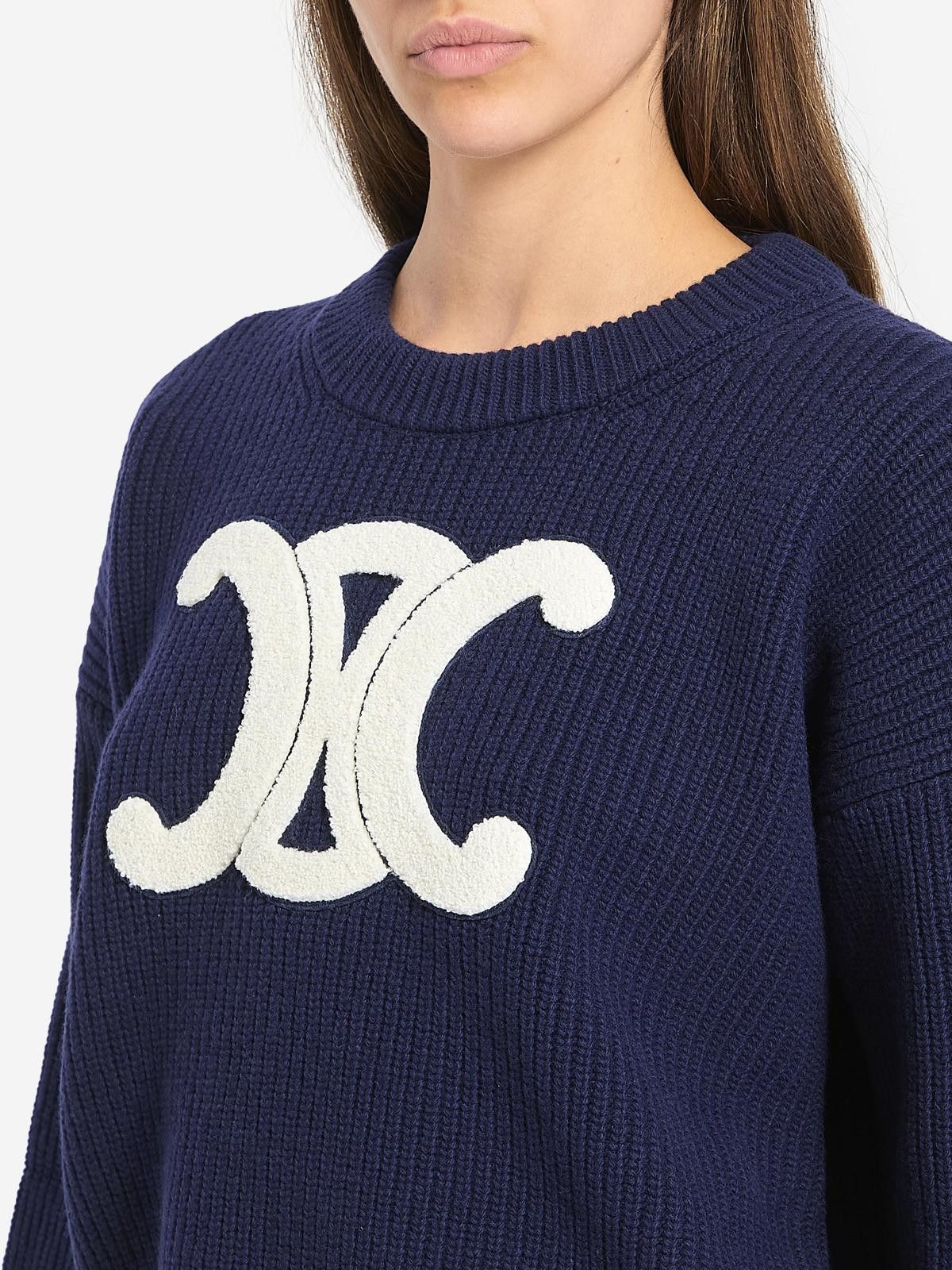 Celine CELINE CREW NECK SWEATER SIZE M Size ONE SIZE - 3 Thumbnail