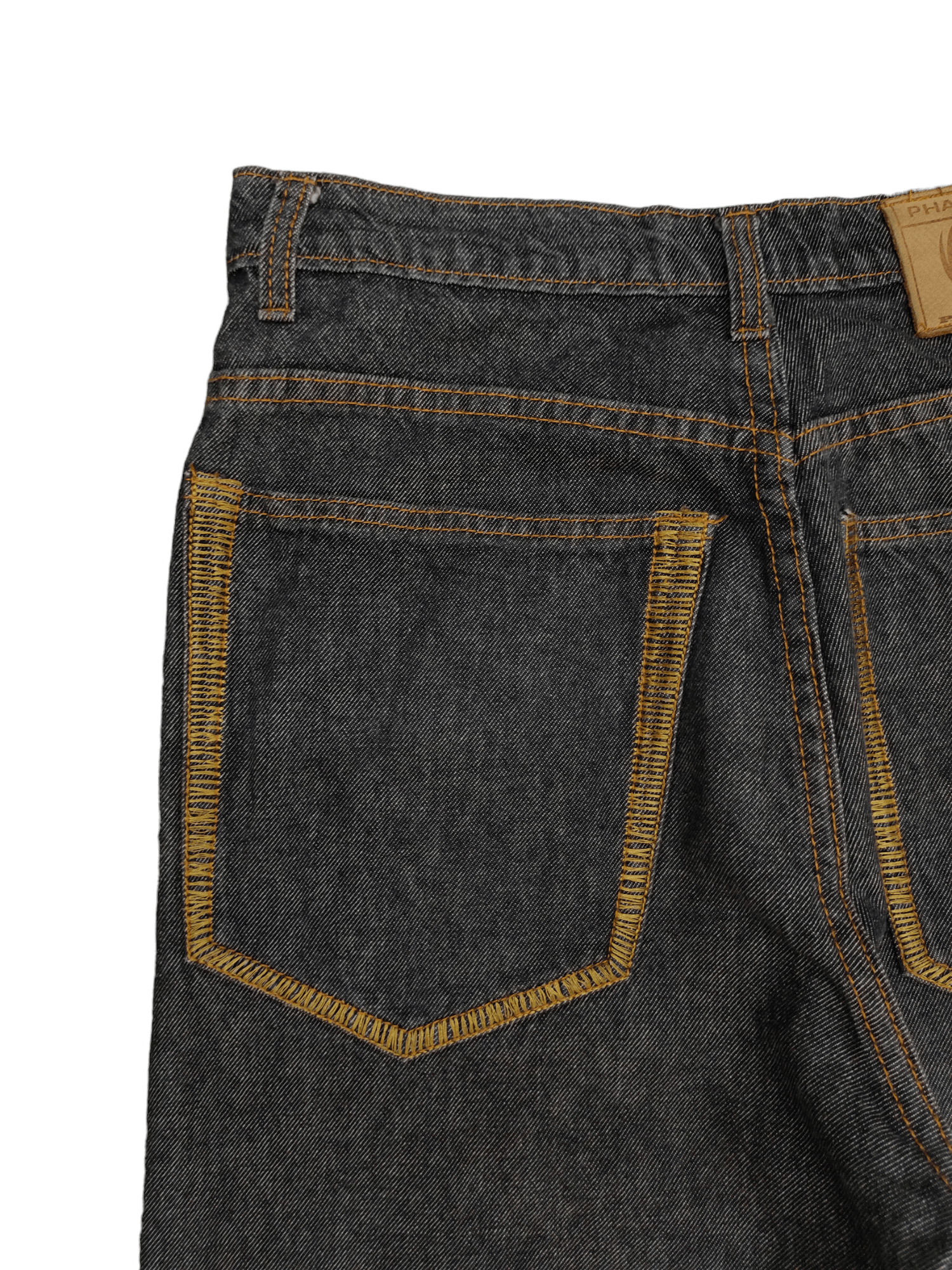Phat Farm Baggy Jeans Phat Farm Embroidered Spell Out Denim Wide Leg Size US 30 / EU 46 - 13 Thumbnail