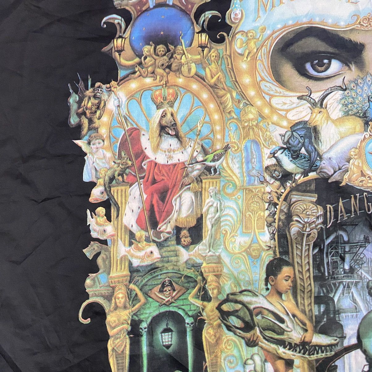 Michael Jackson Rare Banner Michael Jackson Dangerous Wallart Poster tapetry Size ONE SIZE - 2 Thumbnail