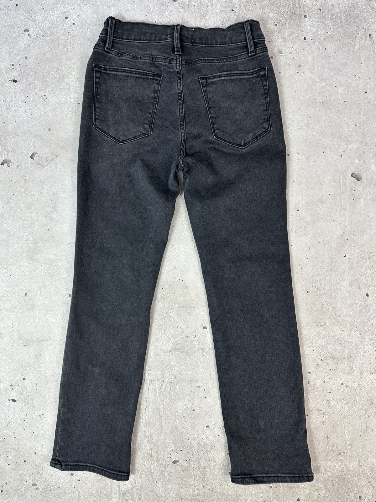 Frame Frame Le High Straight Black Washed Jeans Size 27" / US 4 / IT 40 - 7 Thumbnail