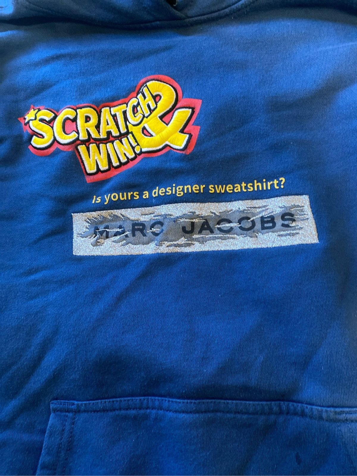 Marc Jacobs Rare* navy blue Marc Jacobs Scratch & Win hoodie Size US S / EU 44-46 / 1 - 4 Thumbnail
