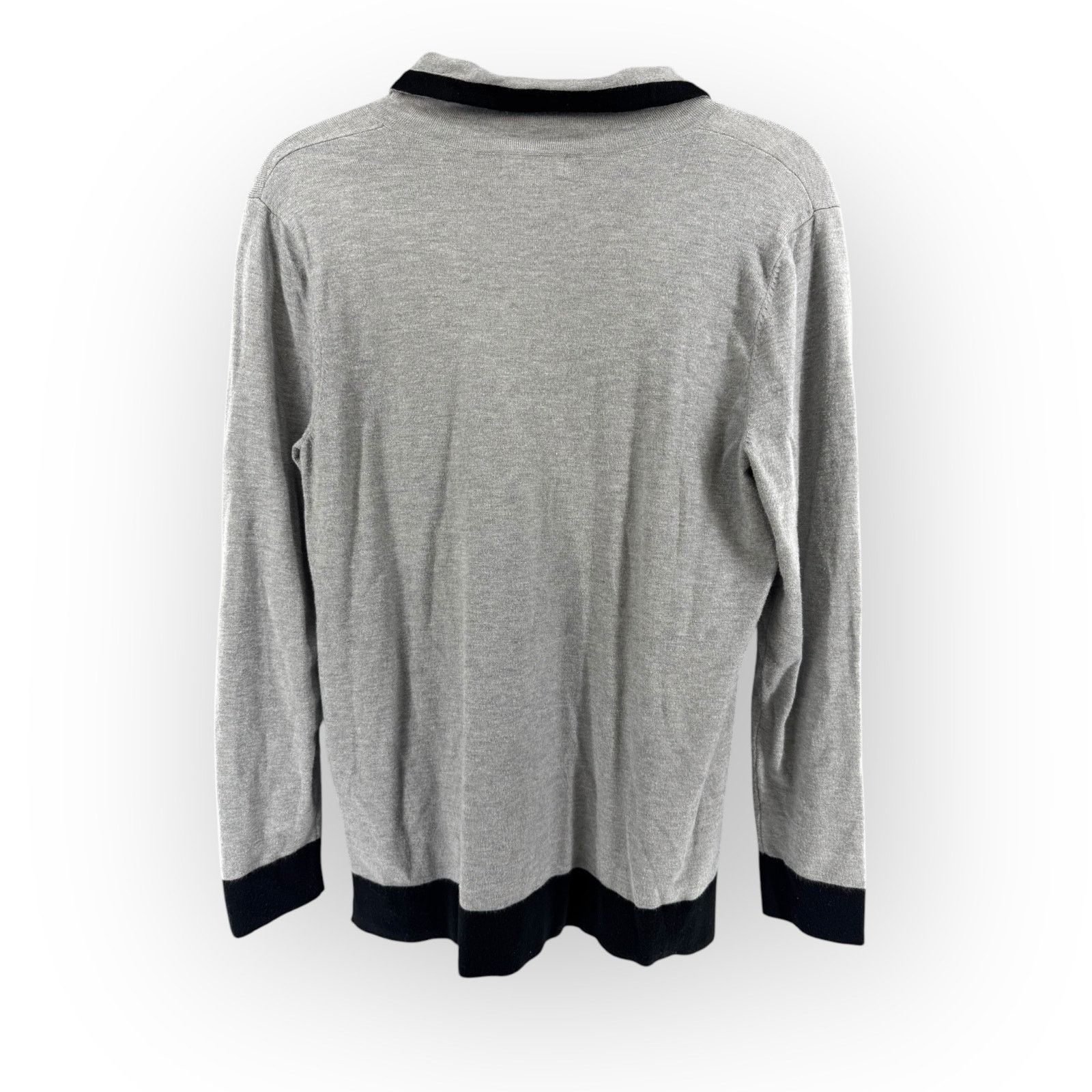 Calvin Klein Calvin Klein Gray Hooded Sweater Black Trim Pullover M Size M / US 6-8 / IT 42-44 - 5 Thumbnail