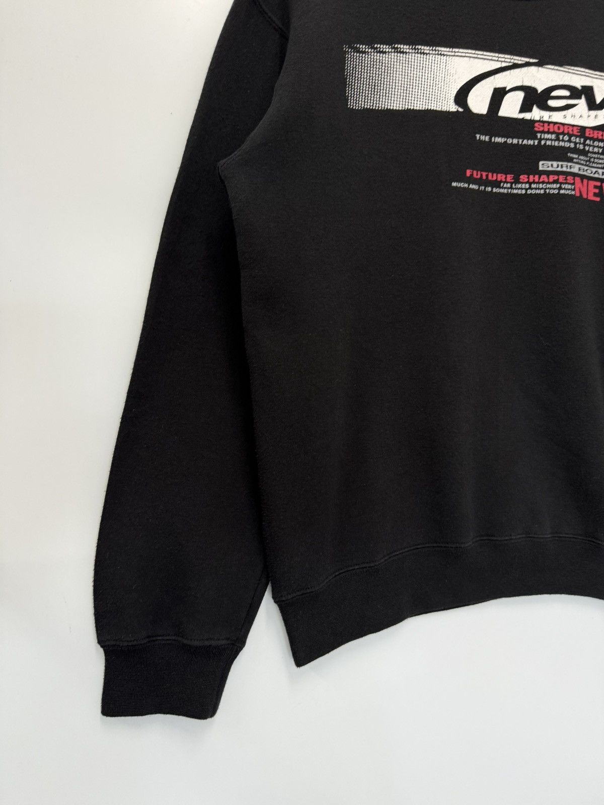 Japanese Brand 🔥 NEV SURF FUTURE SHAPE ROUNDNECK SWEATSHIRT Size US XS / EU 42 / 0 - 3 Thumbnail