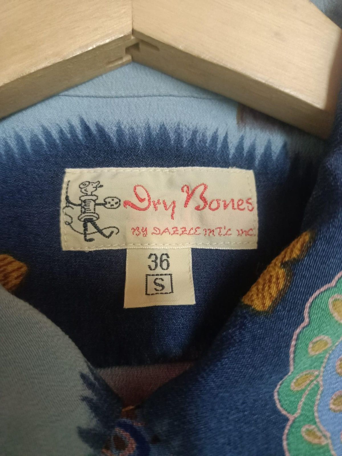 Dry Bones × Japanese Brand × Vintage VINTAGE DRY BONES RAYON CREPE HAWAIIAN SHIRT Size US S / EU 44-46 / 1 - 3 Thumbnail