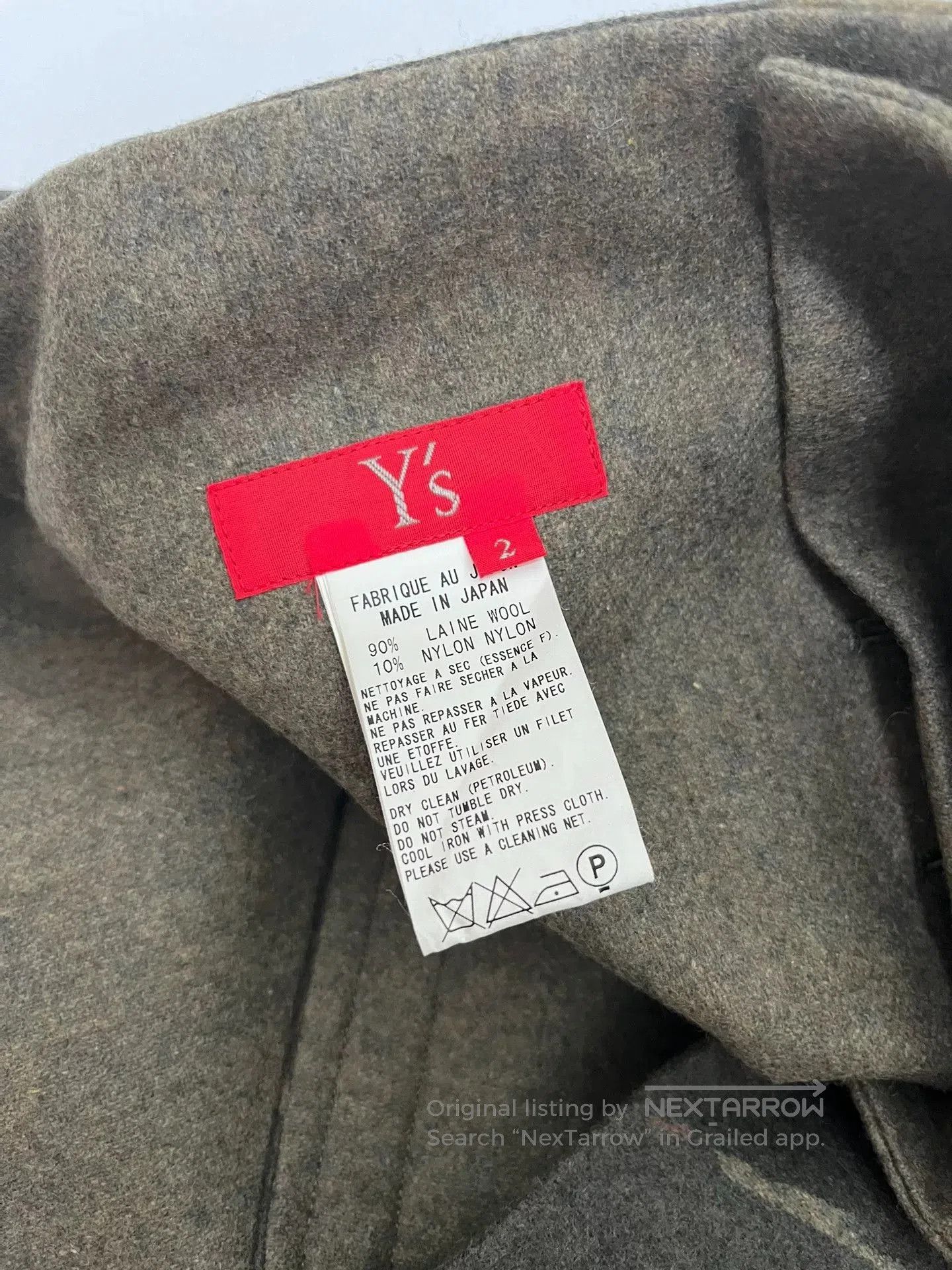Yohji Yamamoto Yohji Yamamoto Women's Skirt. Size 22" - 4 Thumbnail