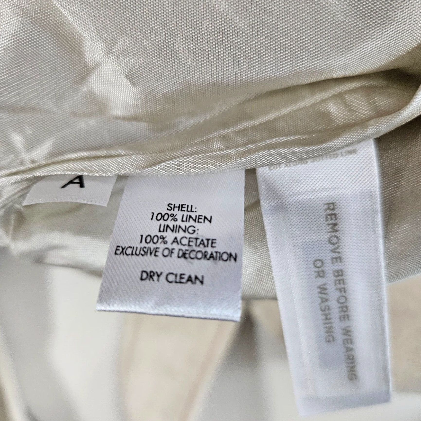 Ann Taylor Ann Taylor LOFT Womens Jacket Sz 10 Beige Brown Linen Snap Buttons Belt Size L / US 10 / IT 46 - 5 Thumbnail