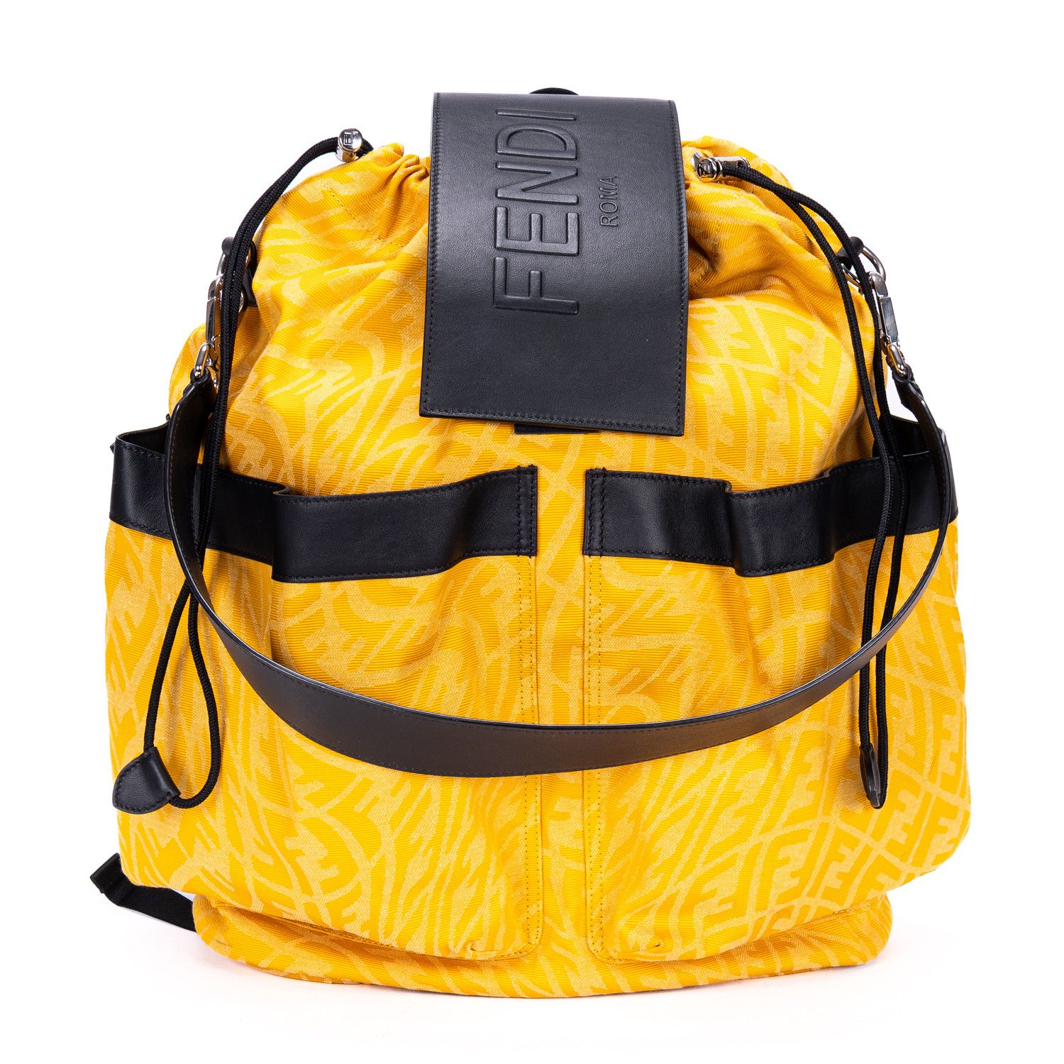 Fendi Strike Drawstring Backpack Large Size ONE SIZE - 1 Thumbnail