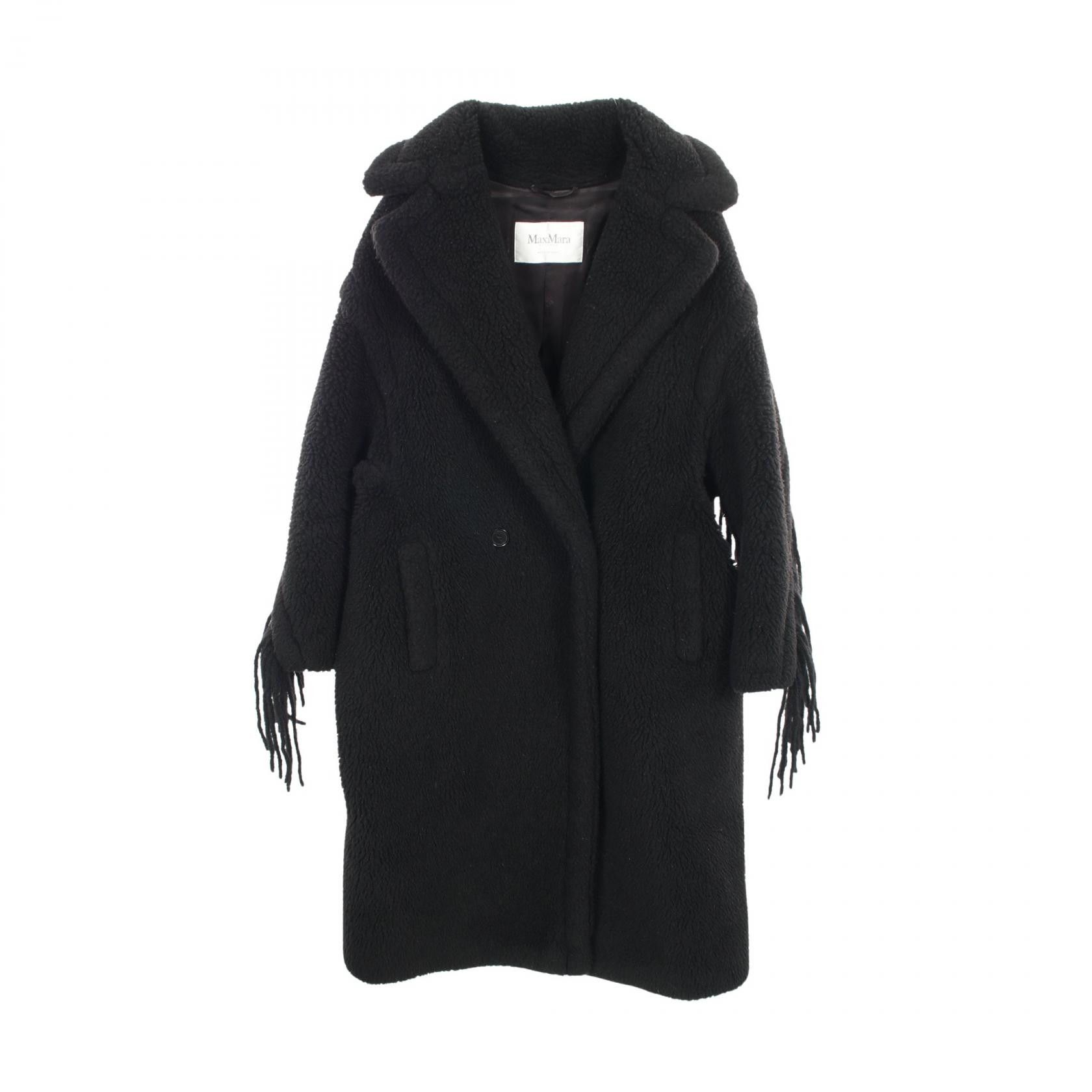 Max Mara Max Mara Max Mara Teddy Bear Silk Camel Coat Textile Outerwear DUTY FREE for USA Size ONE SIZE - 1 Thumbnail