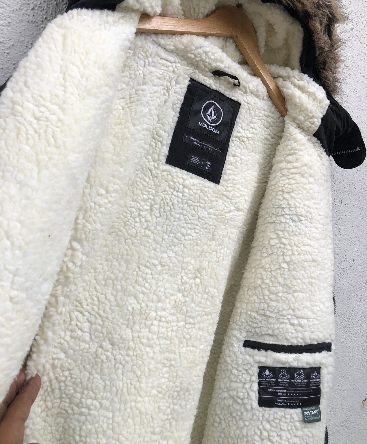 Volcom VOLCOM GOODMAN Lined Fleece Winter Coat Puffer Jacket Size US L / EU 52-54 / 3 - 22 Thumbnail