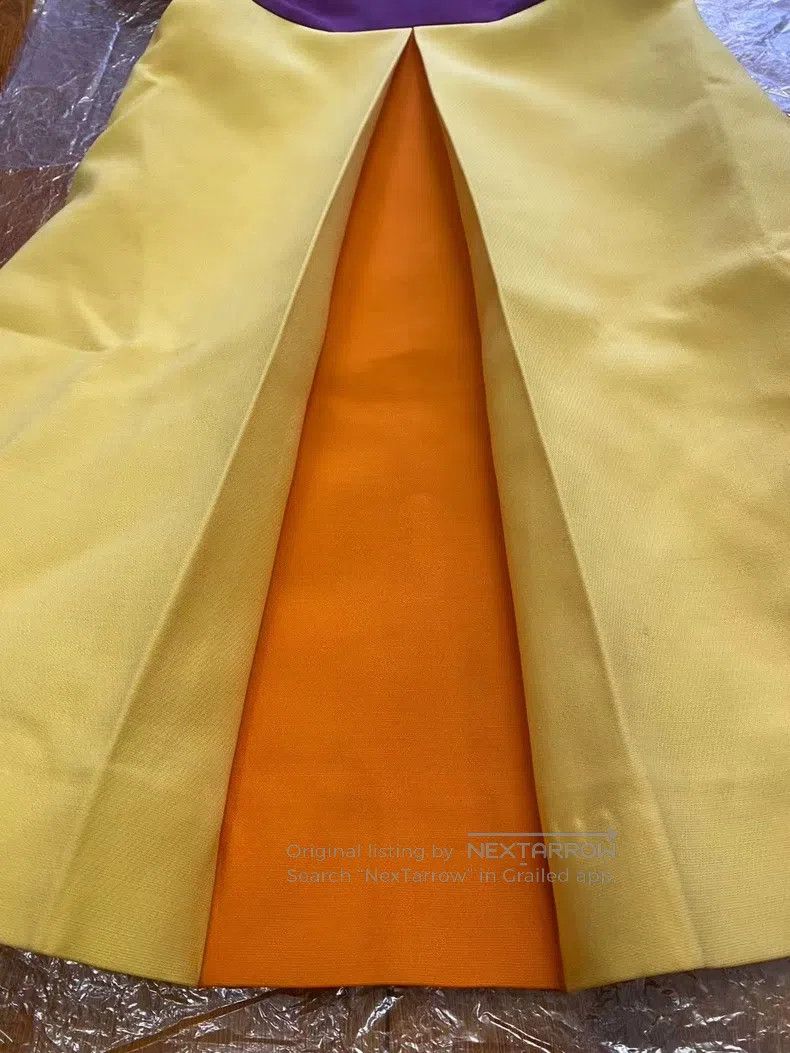 Valentino Valentino Silk color-blocked dress Size S / US 4 / IT 40 - 3 Thumbnail
