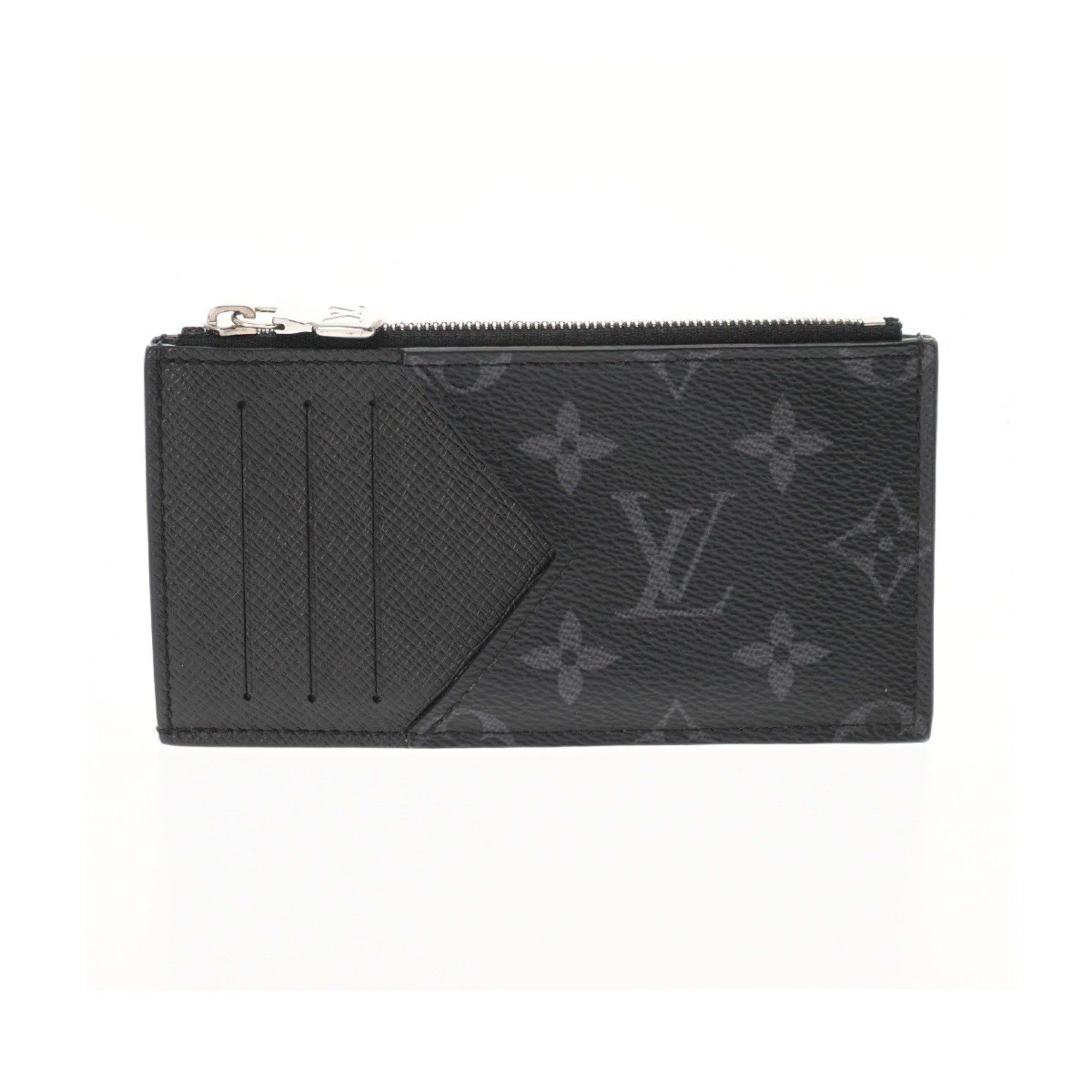 Louis Vuitton Louis Vuitton Taiga Rama Eclipse Coin Card Holder Noir M30271 Men's Monogram Canvas Case Size ONE SIZE - 1 Thumbnail