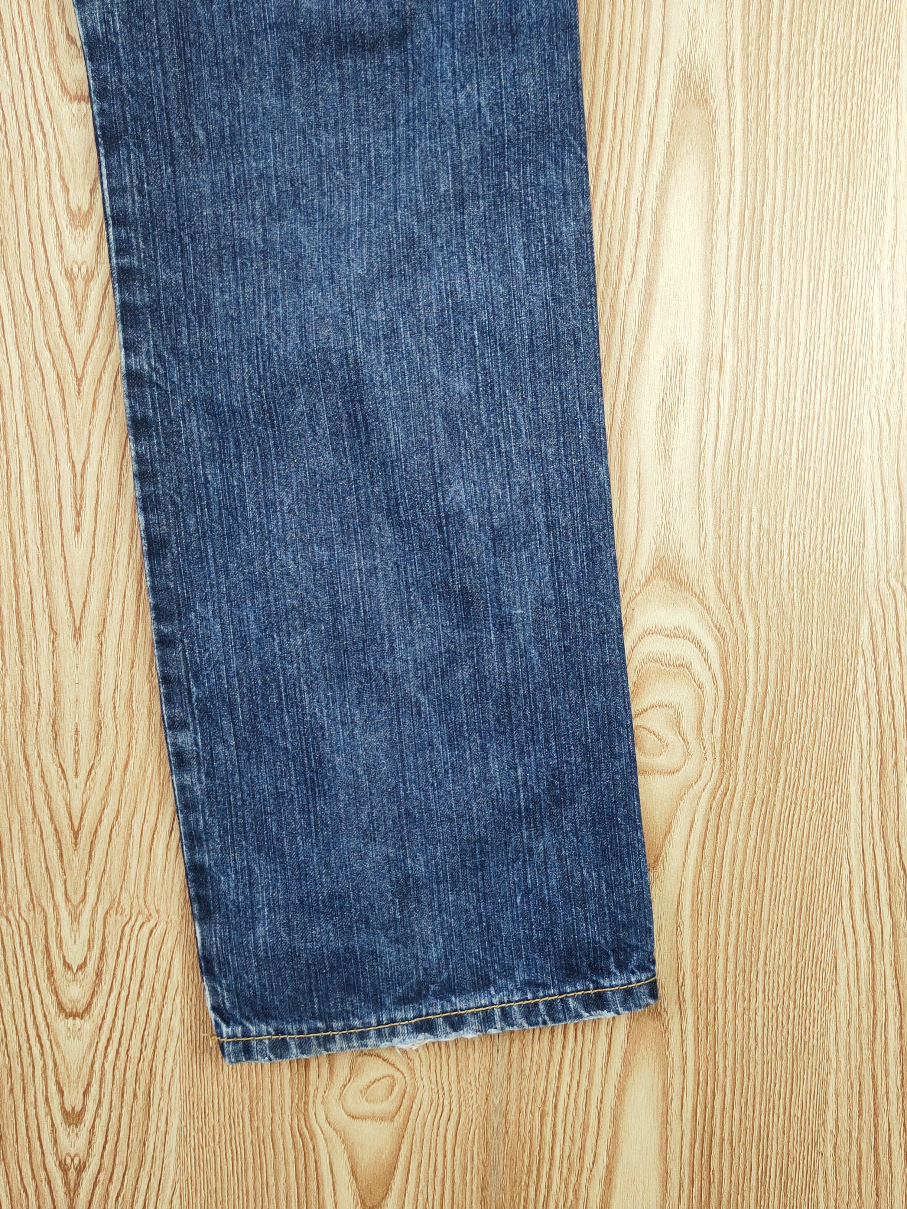 Japanese Brand Japan double waist checkered Distressed Ripped Jeans #W893 Size US 32 / EU 48 - 11 Thumbnail
