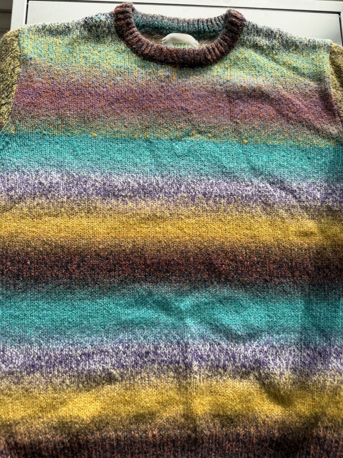 YITAI Men’s XXL Yitai Radio Star Knit Jumper |Mohair & Wool Blend Size US XXL / EU 58 / 5 - 6 Thumbnail