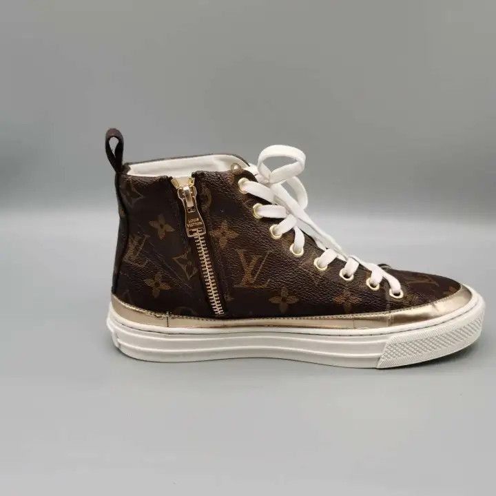 Louis Vuitton Louis Vuitton Stellar Monogram High-Top Sneakers -2508 Size US 6.5 / EU 39-40 - 8 Thumbnail