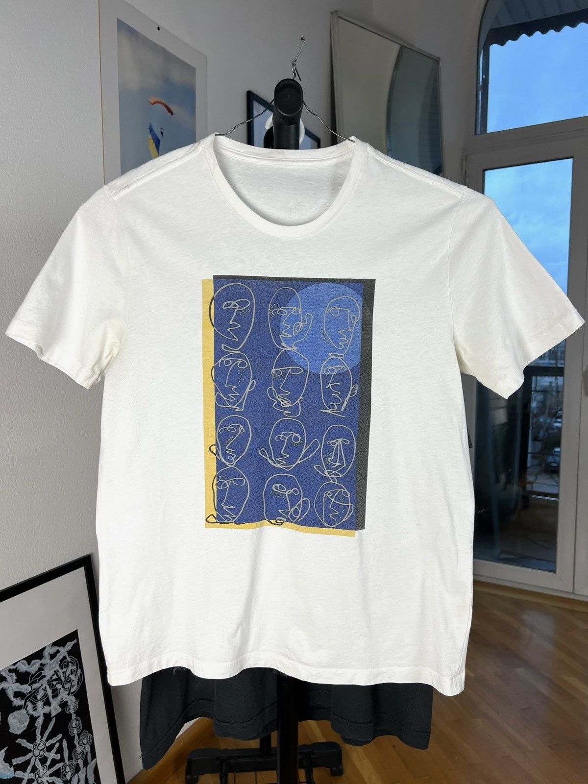 Hanes × Vintage FACES TEE SHIRT ART VINTAGE 90S Size US L / EU 52-54 / 3 - 1 Thumbnail
