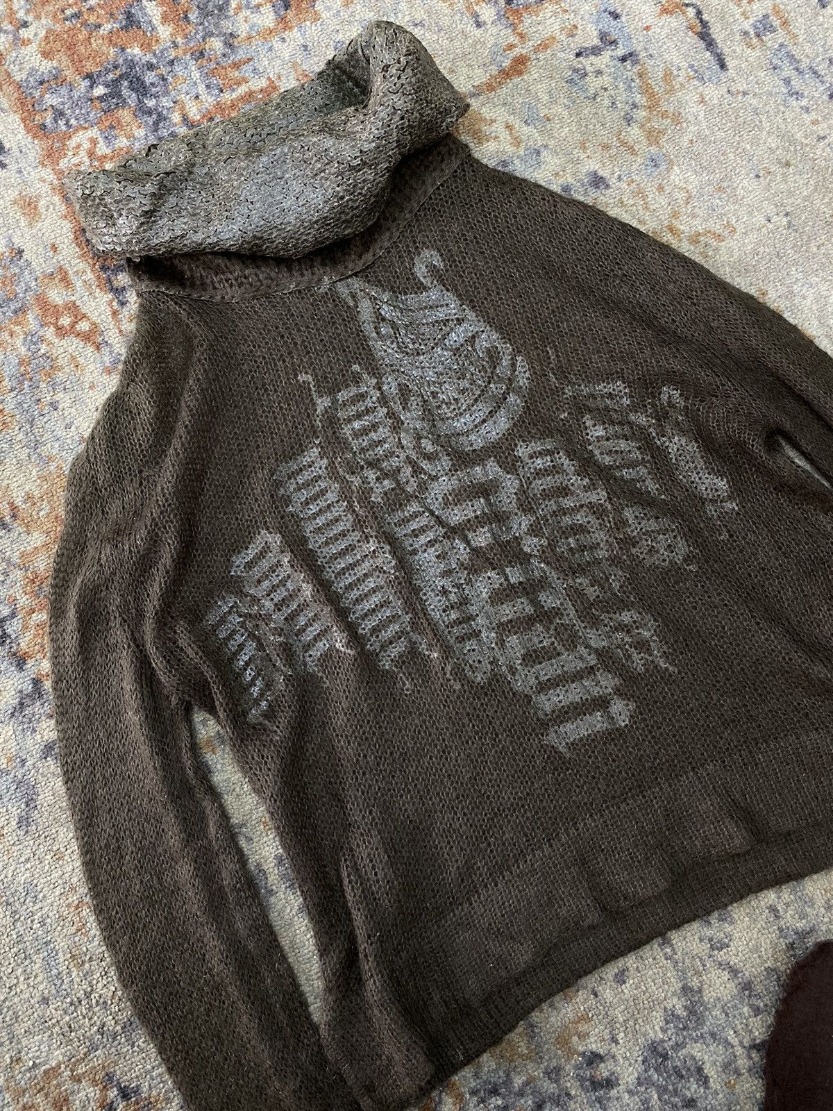 If Six Was Nine × Japanese Brand numbernine style open knit GFFERRE grunge gothic style Size S / US 4 / IT 40 - 3 Thumbnail