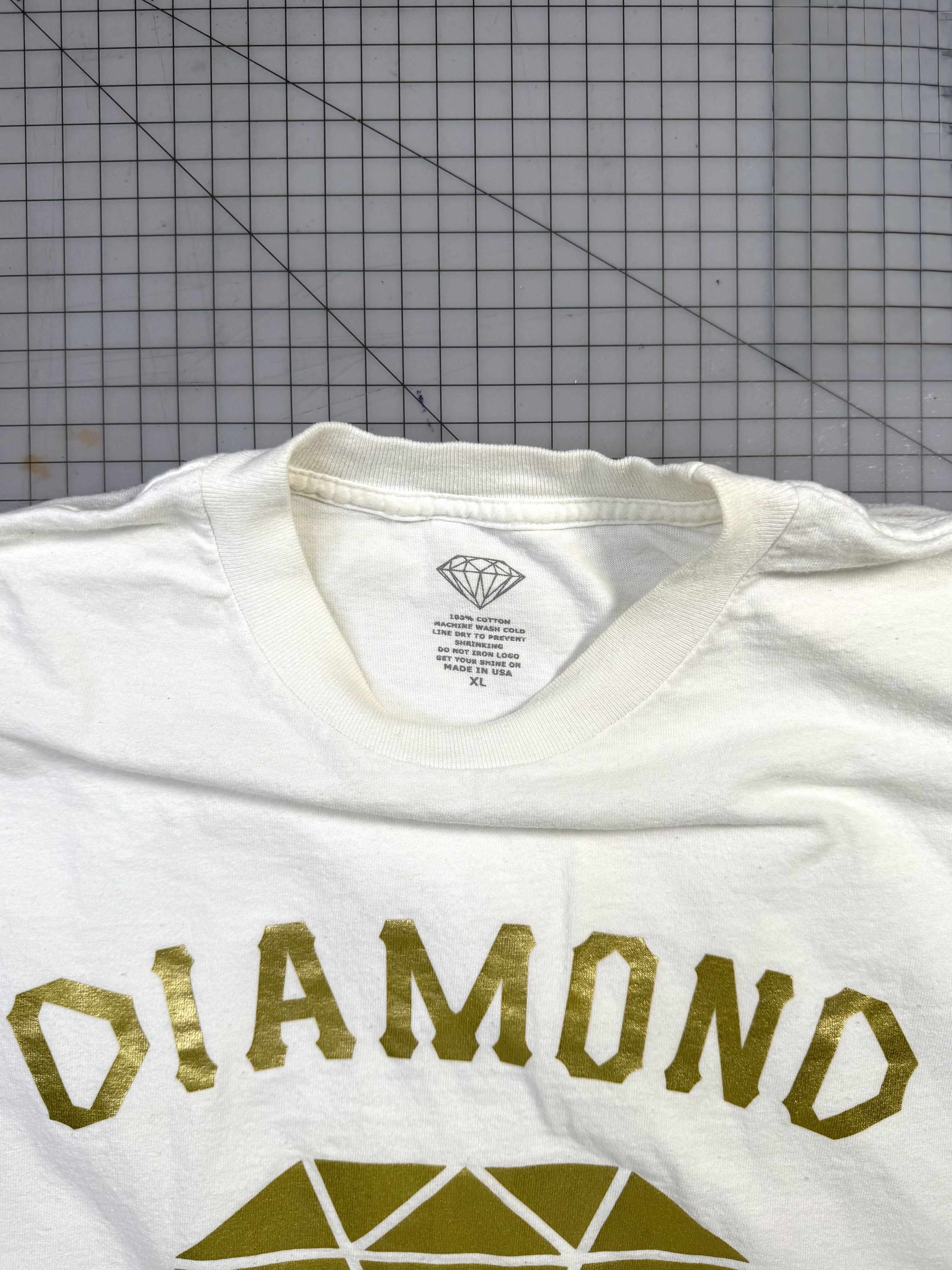 Diamond Supply Co. Gold Print Diamond Supply Co Size US XL / EU 56 / 4 - 2 Thumbnail
