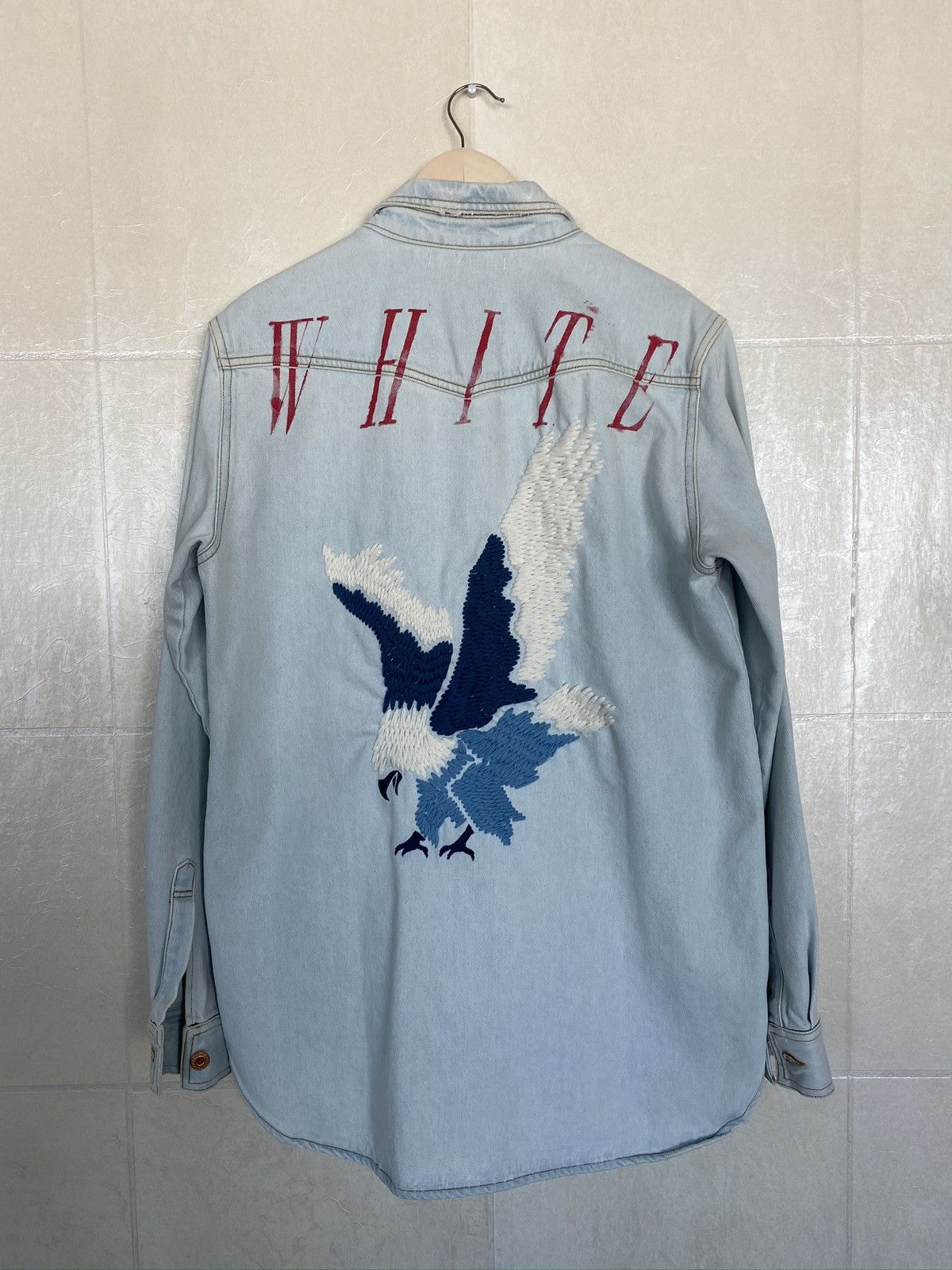 Off-White OFF-WHITE Long Sleeve Denim Button Down Size US M / EU 48-50 / 2 - 9 Thumbnail