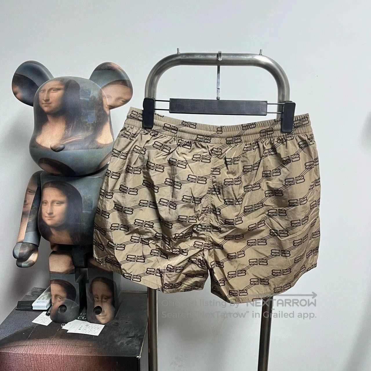 Balenciaga Balenciaga BB Monogram Print Shorts. Size US 35 - 2 Thumbnail