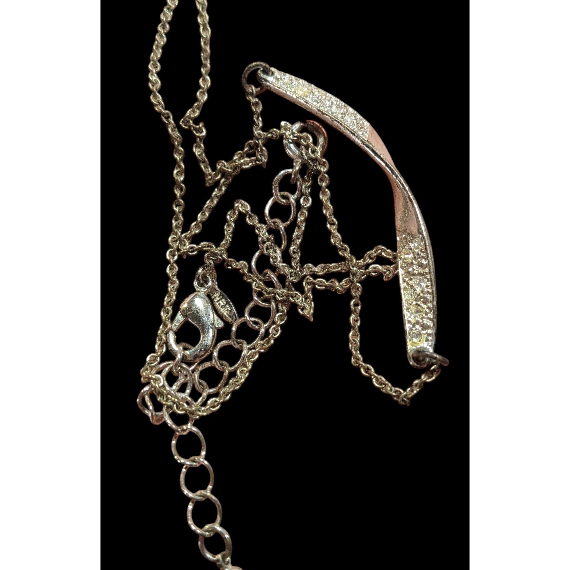 Other Vintage Avon Mona Twist Rhinestone Necklace Size ONE SIZE - 3 Thumbnail