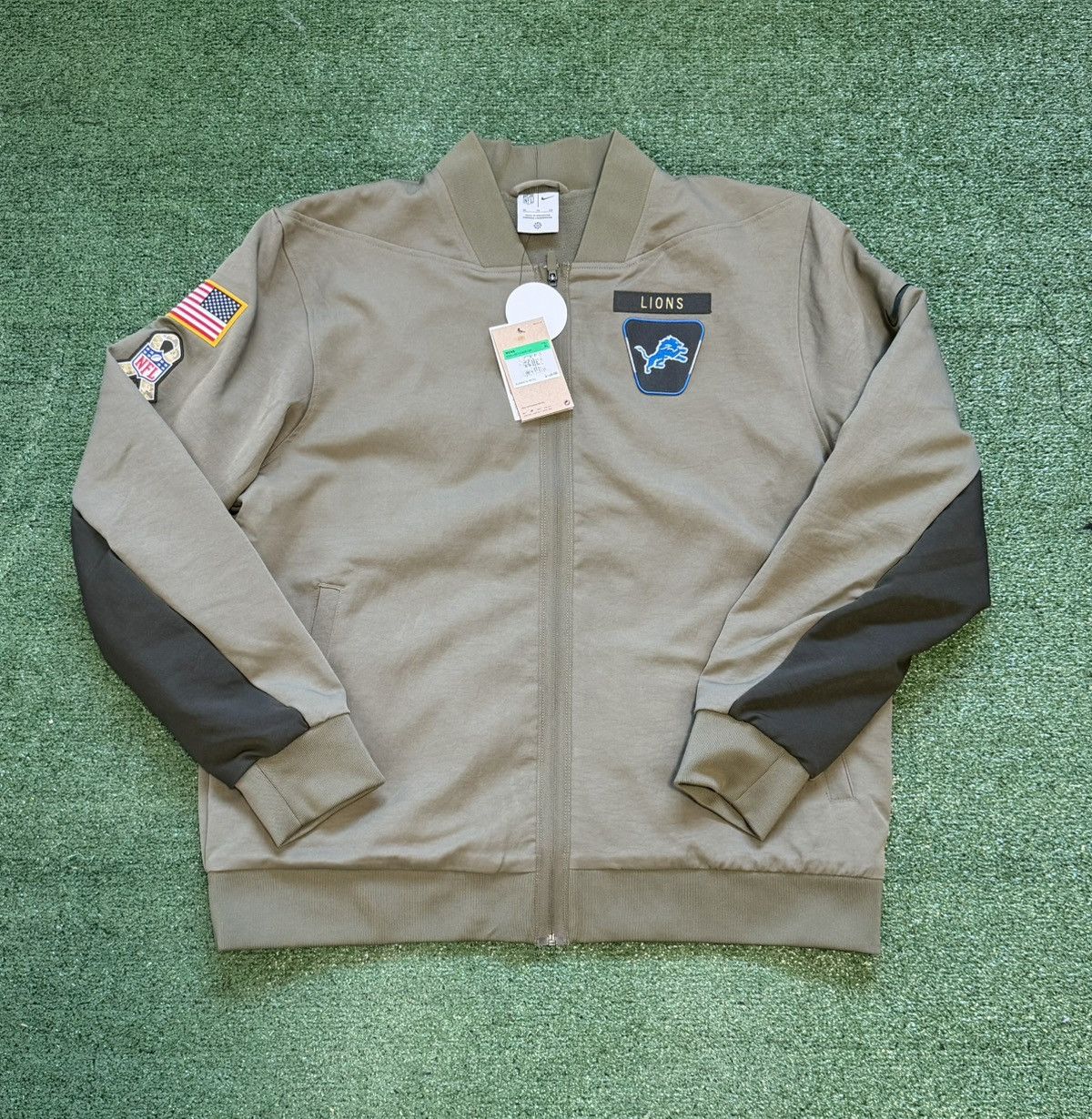 Nike Detroit Lions Men XL Nike NFL Salute to Service Full Zip Size US XL / EU 56 / 4 - 1 Thumbnail