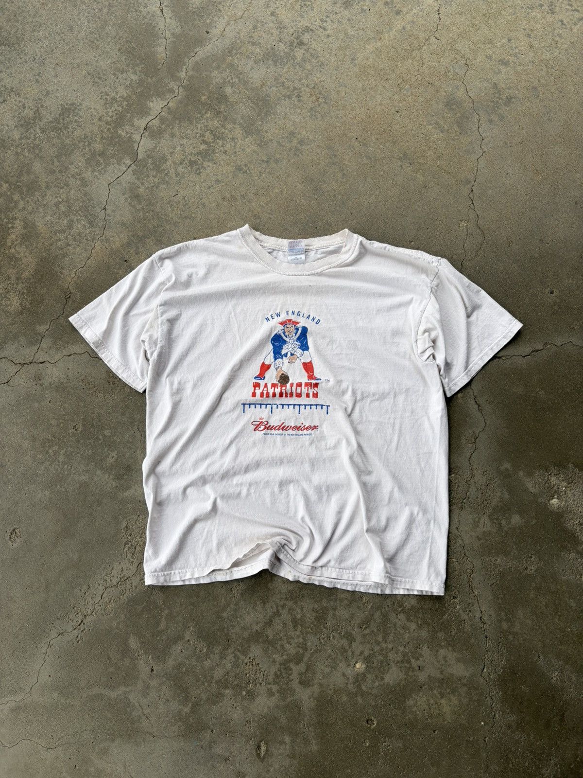 Vintage Vintage 90s Patriots Shirt Size US XL / EU 56 / 4 - 1 Thumbnail