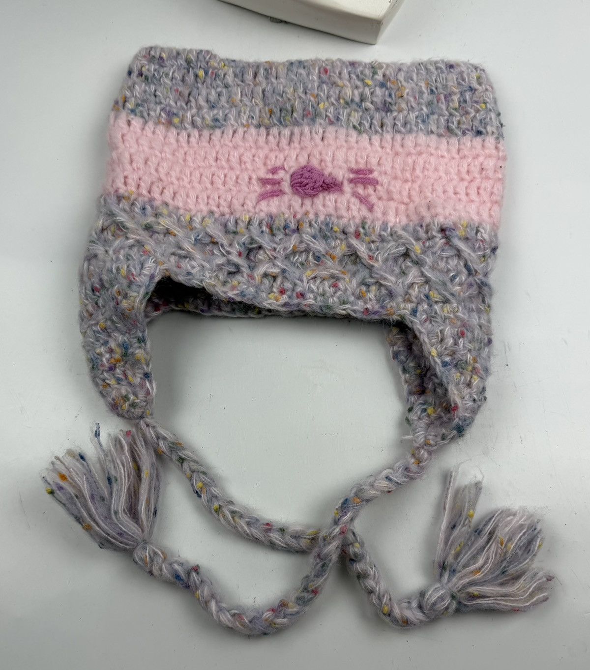 Japanese Brand custom made knitted winter hat with horn tc53 Size ONE SIZE - 3 Thumbnail