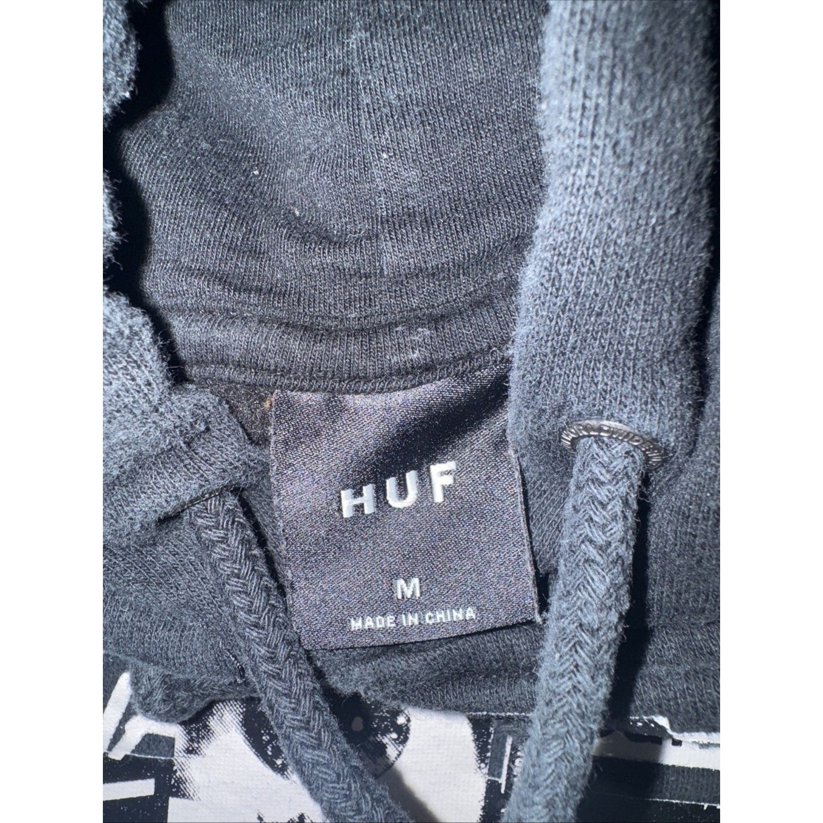 Huf HUF Graphic Collage Hoodie Black Medium 19x25 Streetwear Size US M / EU 48-50 / 2 - 3 Thumbnail