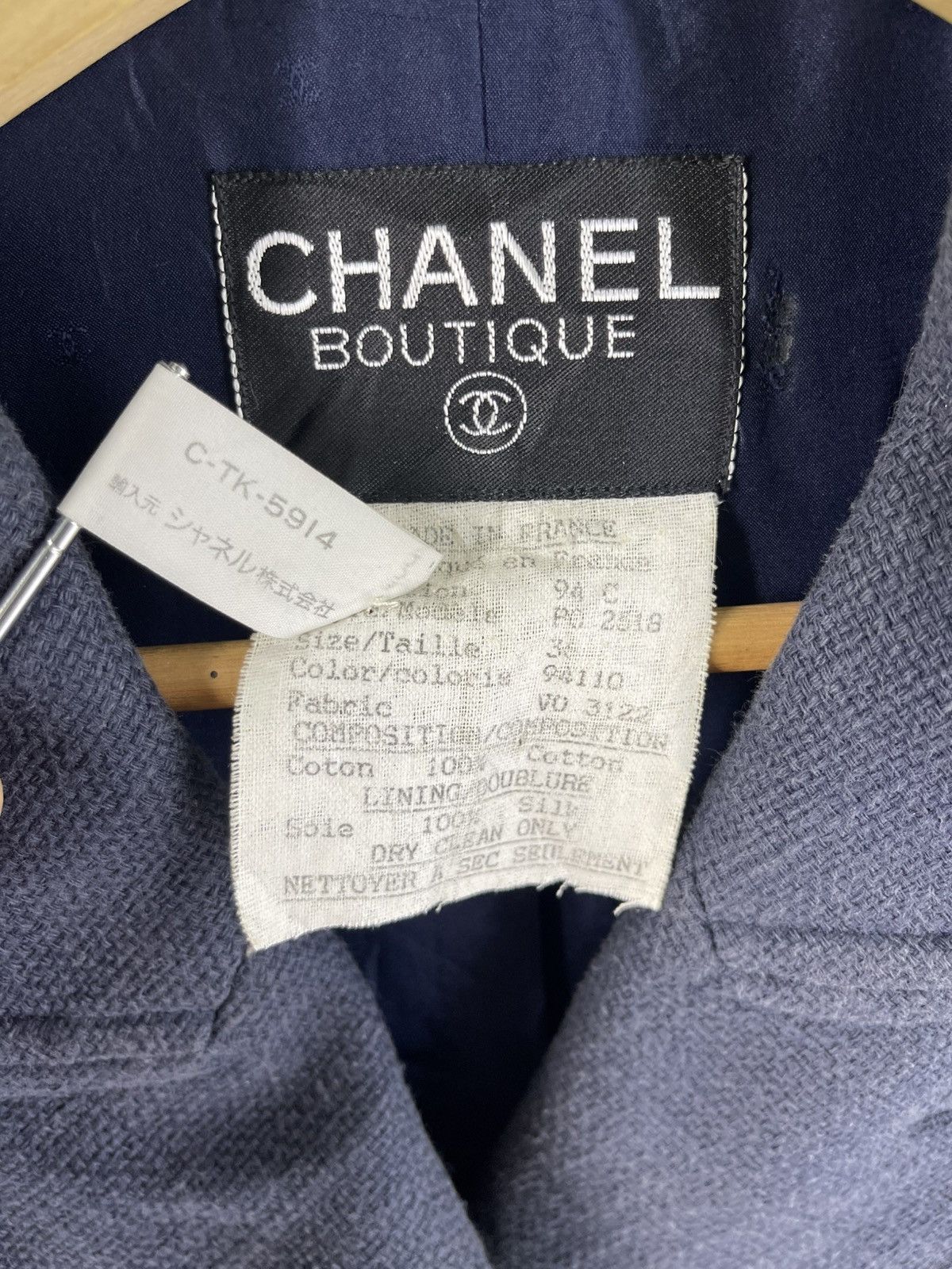 Chanel Vintage 1990's Chanel Double Breasted Jacket Rare Size XS / US 0-2 / IT 36-38 - 19 Thumbnail
