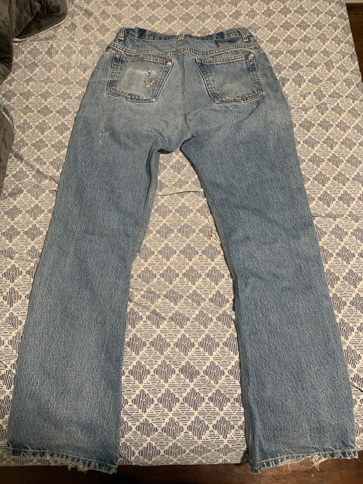 Levi's Vintage Levi’s distressed denim Size US 30 / EU 46 - 3 Thumbnail
